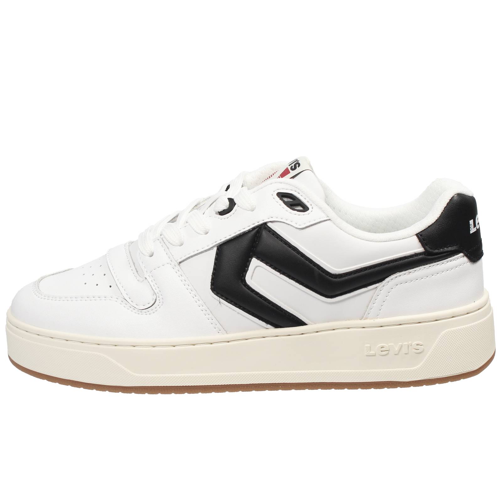 LEVI'S Glide - Sneakers basse in Pelle Uomo bianco Foto 3