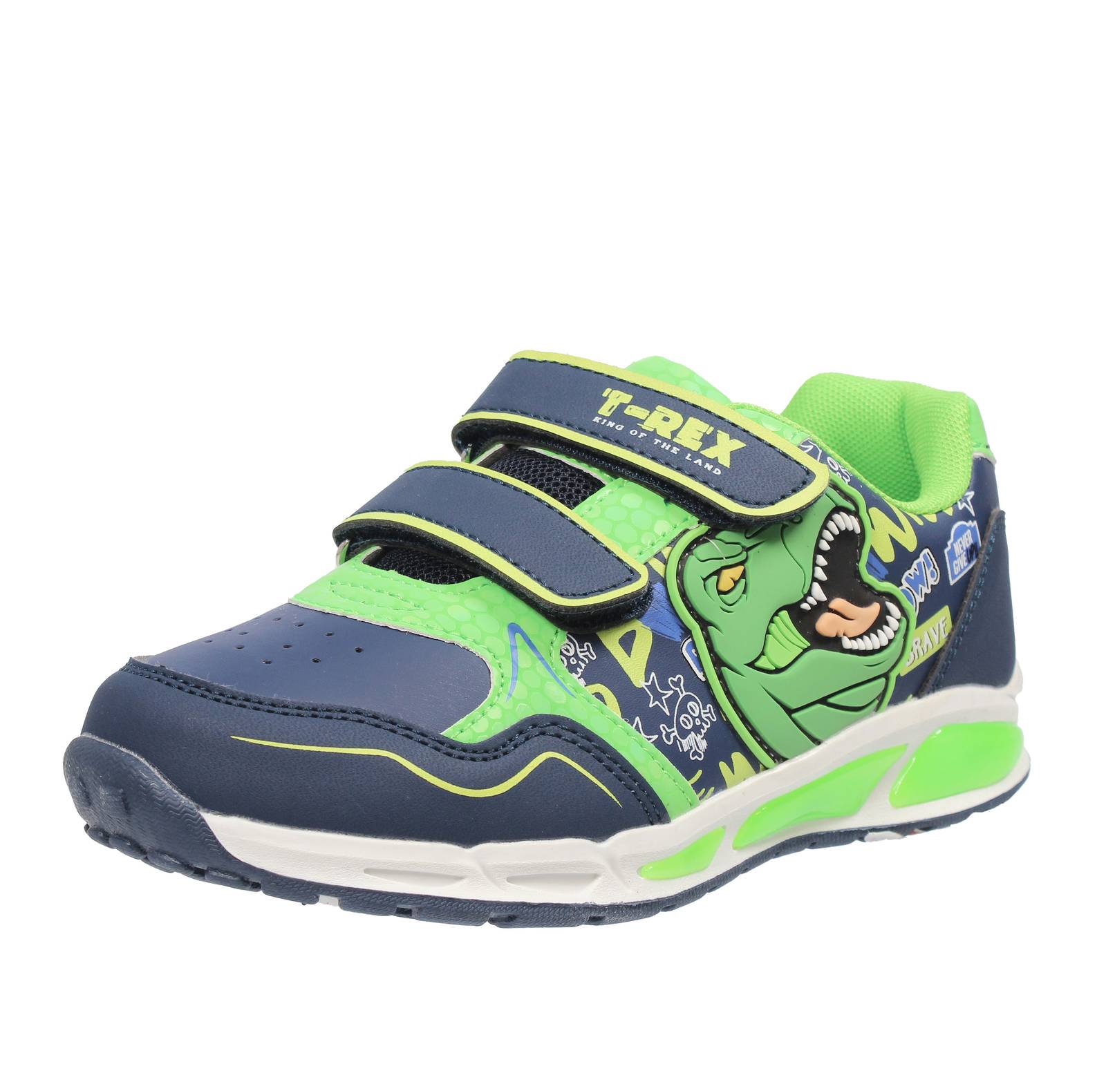 WALT DISNEY Dinosaurier - Sneakers mit LED-Leuchten Kinder blau