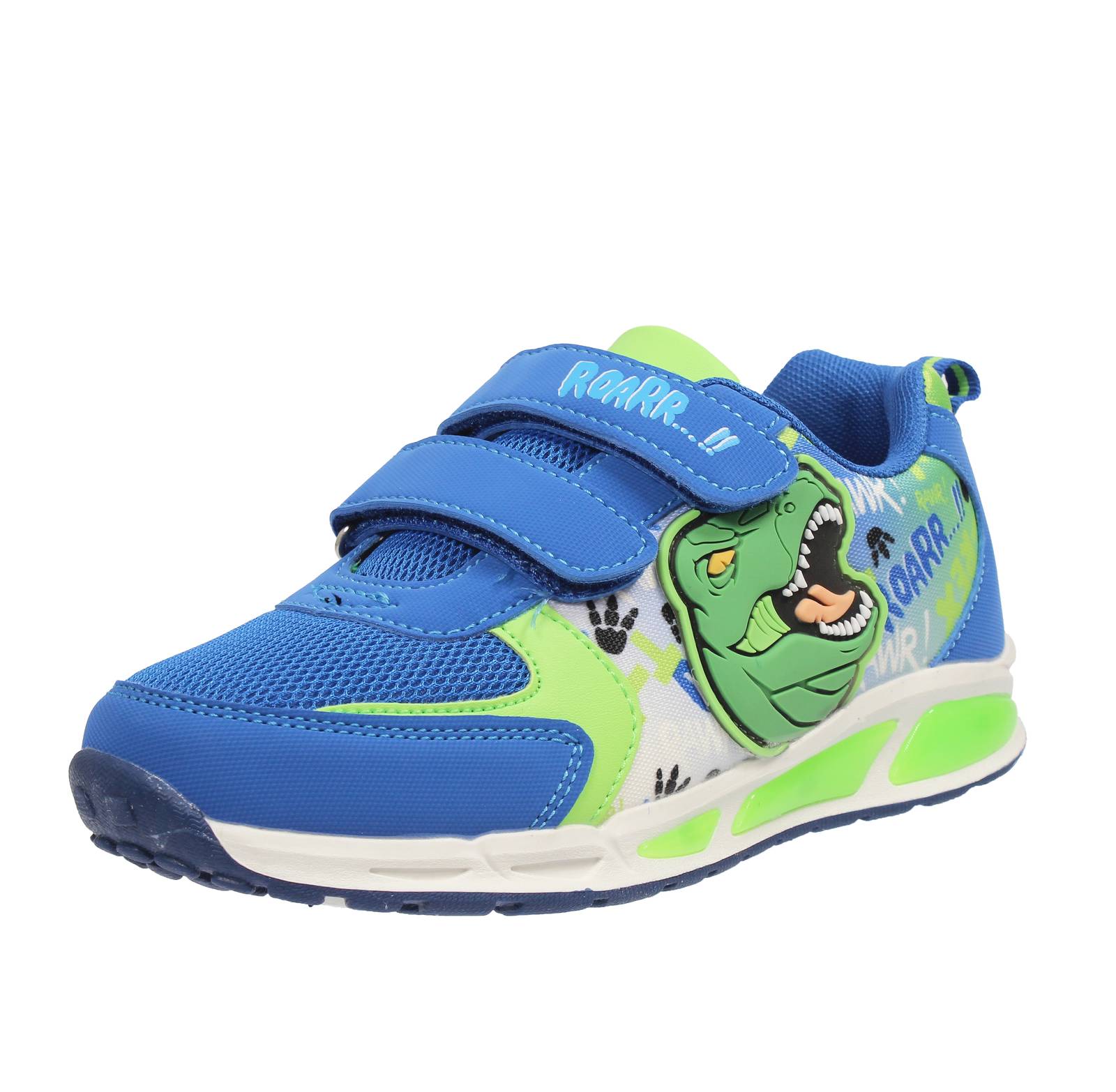 WALT DISNEY Dinosaurier - Sneakers mit LED-Leuchten Kinder blau