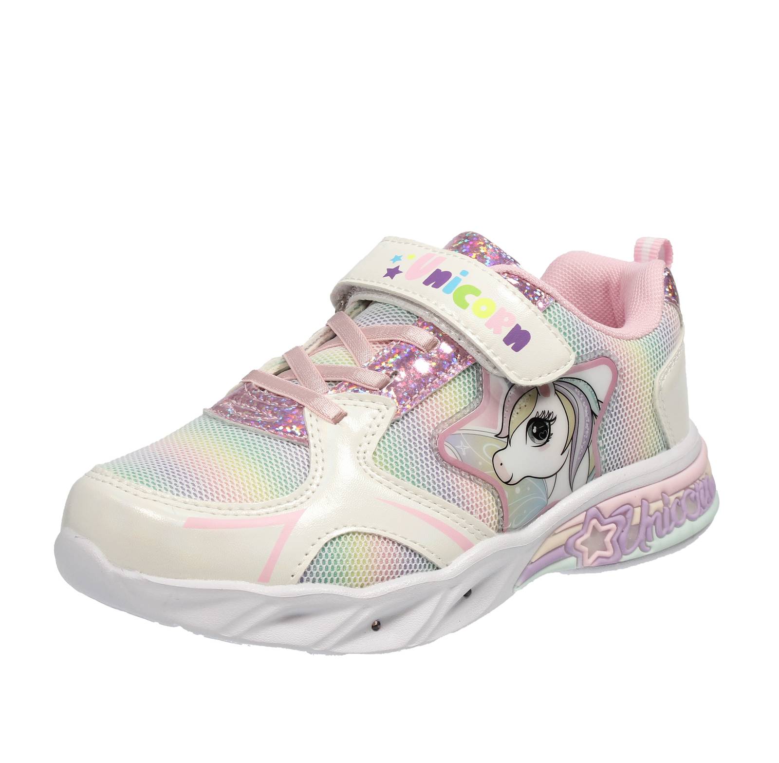 Disney Unicorno - Кроссовки от Luci E Led Bianco - Junior Scarpe Bambino