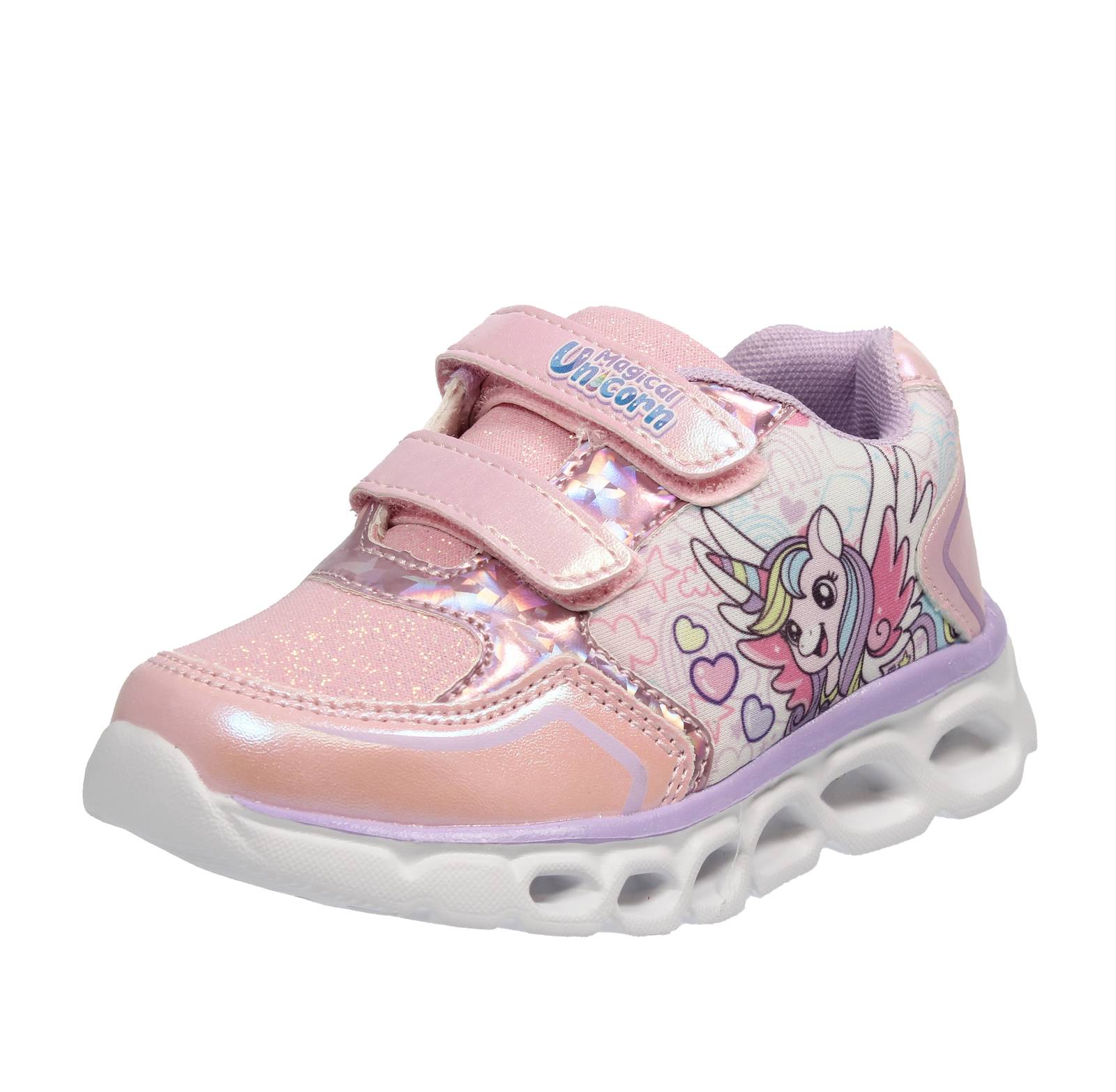 WALT DISNEY Unicorn - Sneakers mit Lichtern und LEDs Kinder rosa