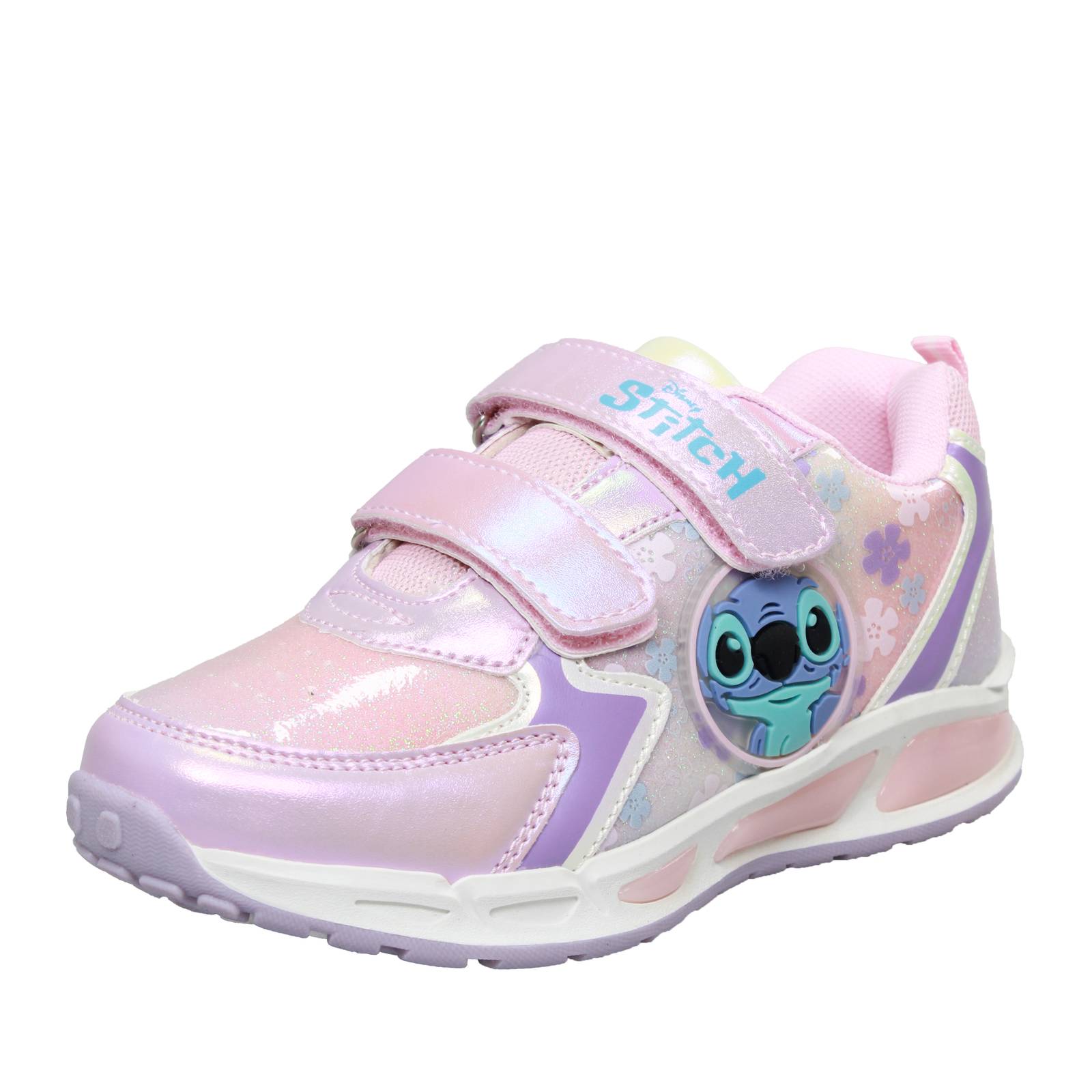 WALT DISNEY Stitch - Sneakers mit Lichtern und LEDs Kinder violett