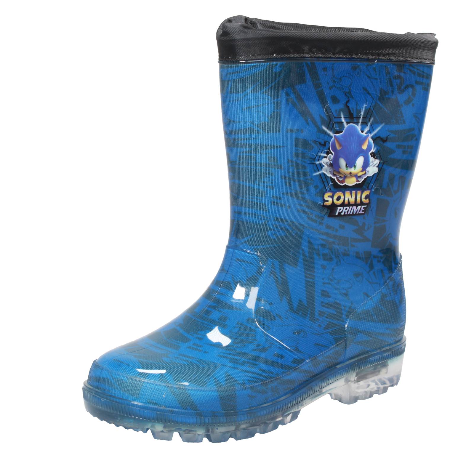 WALT DISNEY Sonic - Gummistiefel mit Lichtern und LEDs Kinder blau