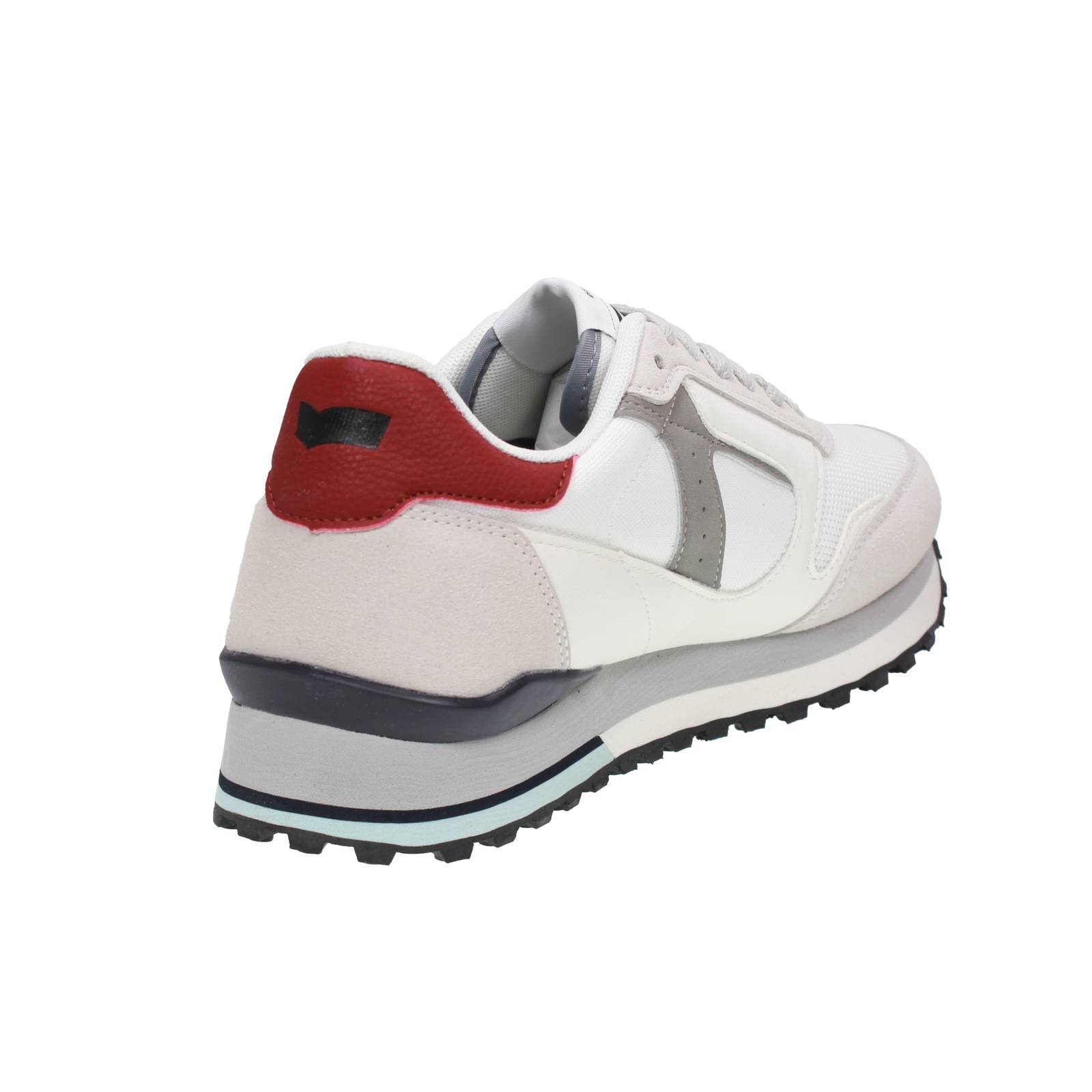 GAS Malik Mix - Mesh Sneakers Man white Photo 4