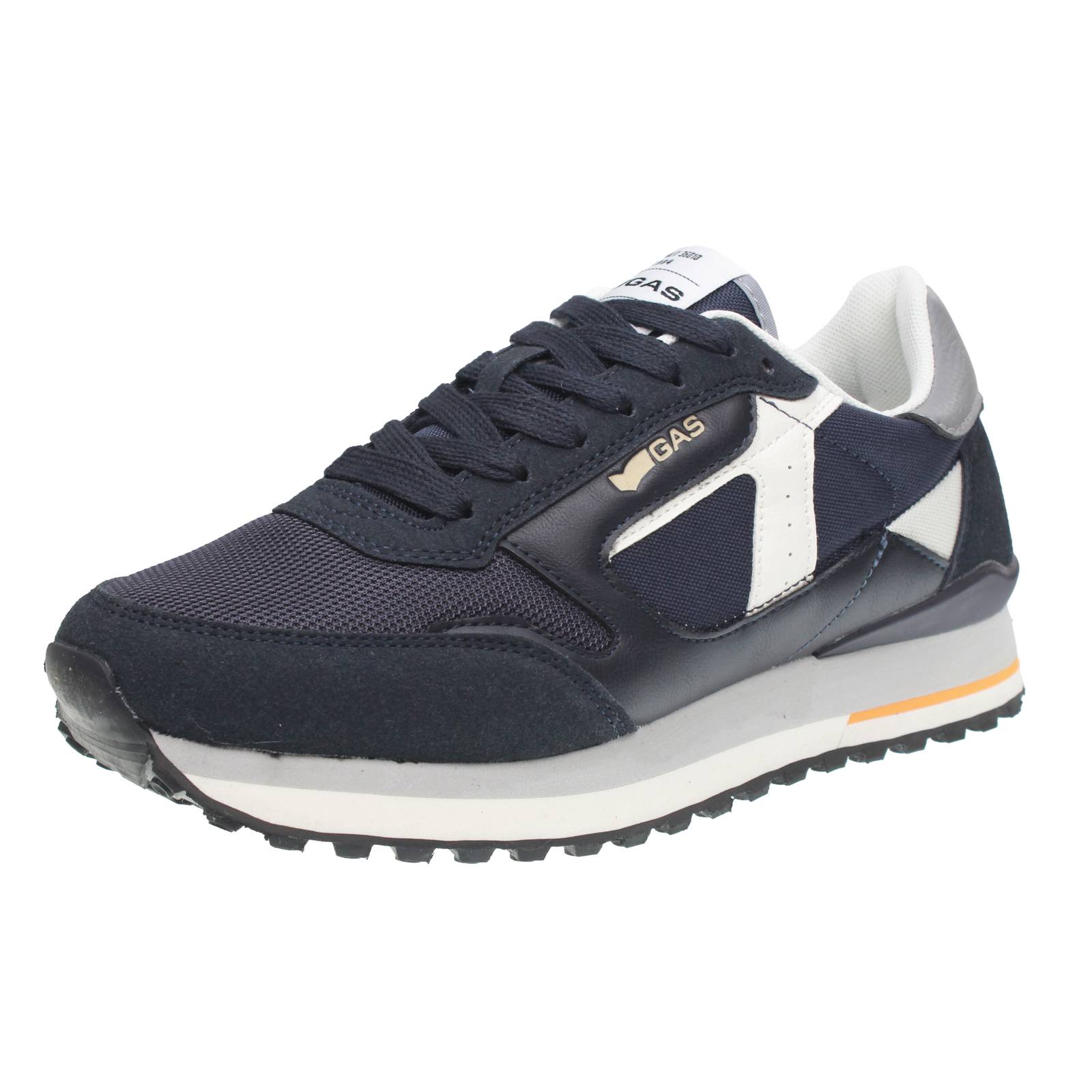 Gas Malik Mix - Blaue Mesh Sneaker - Herren Schuhe Sneaker Komfort und City 9890₽