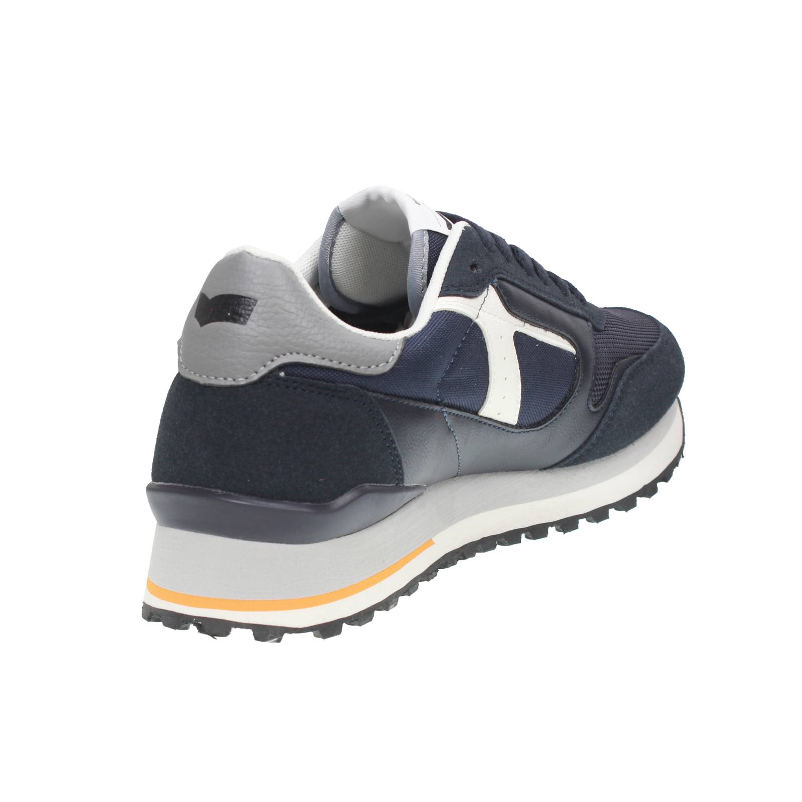 GAS Malik Mix - Mesh Sneakers Man blue Photo 4