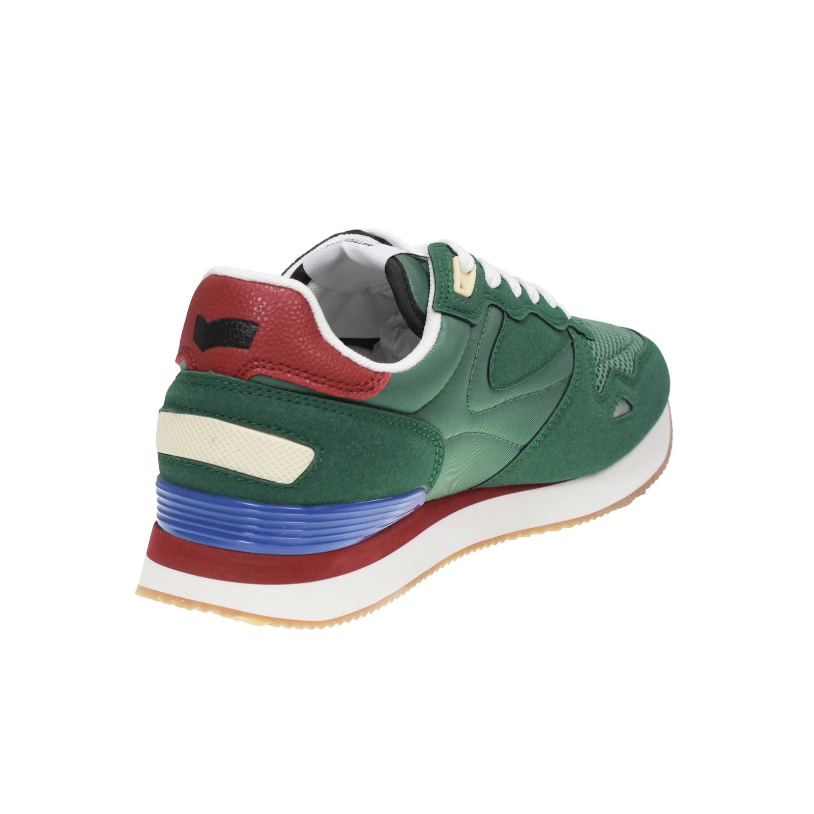 GAS Omy Mix - Niedrige Stoffsneakers Herren grün Foto 4