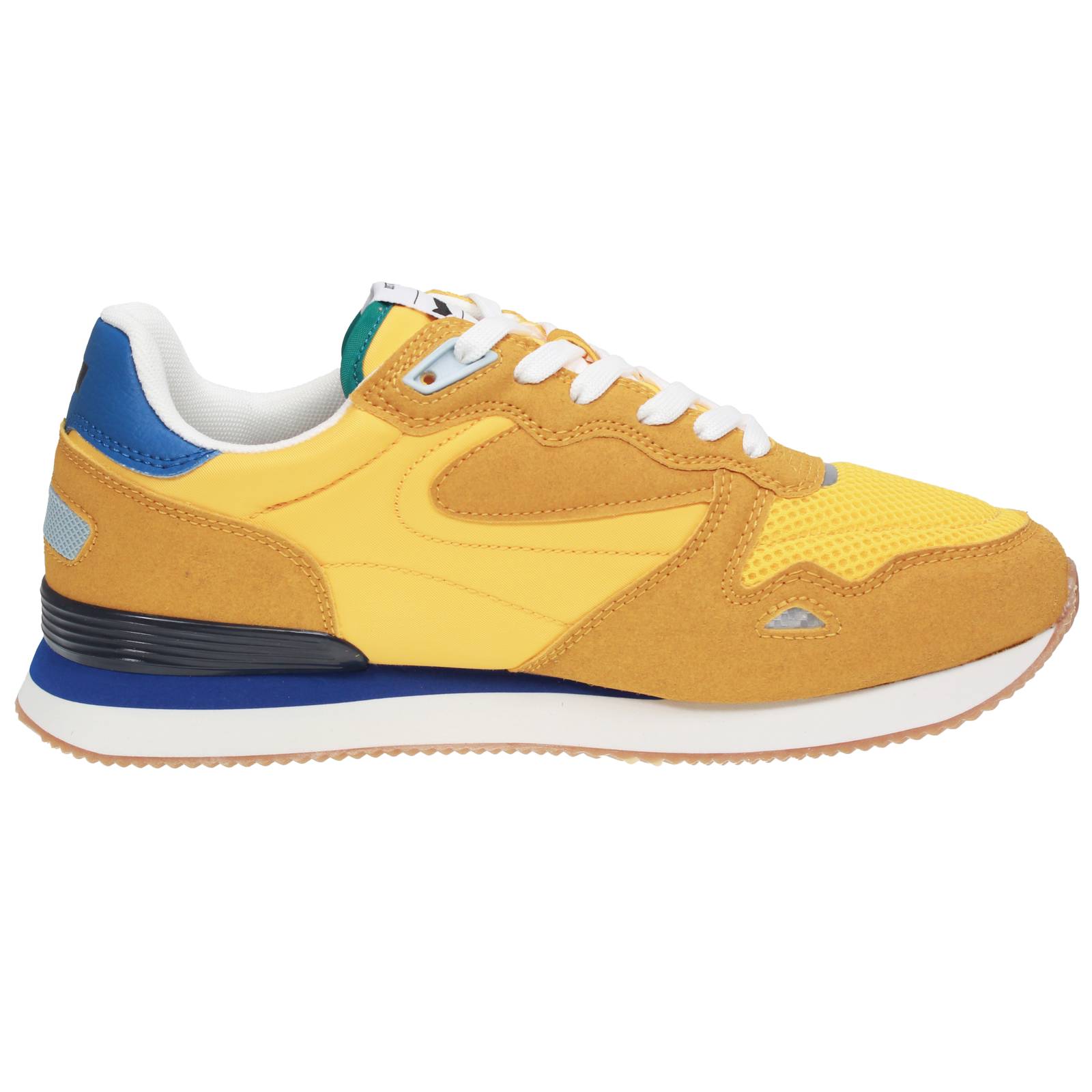 GAS Omy Mix - Niedrige Stoffsneakers Herren gelb Foto 2