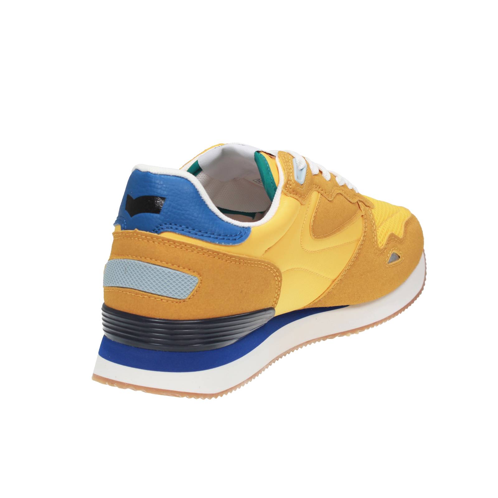 GAS Omy Mix - Niedrige Stoffsneakers Herren gelb Foto 4