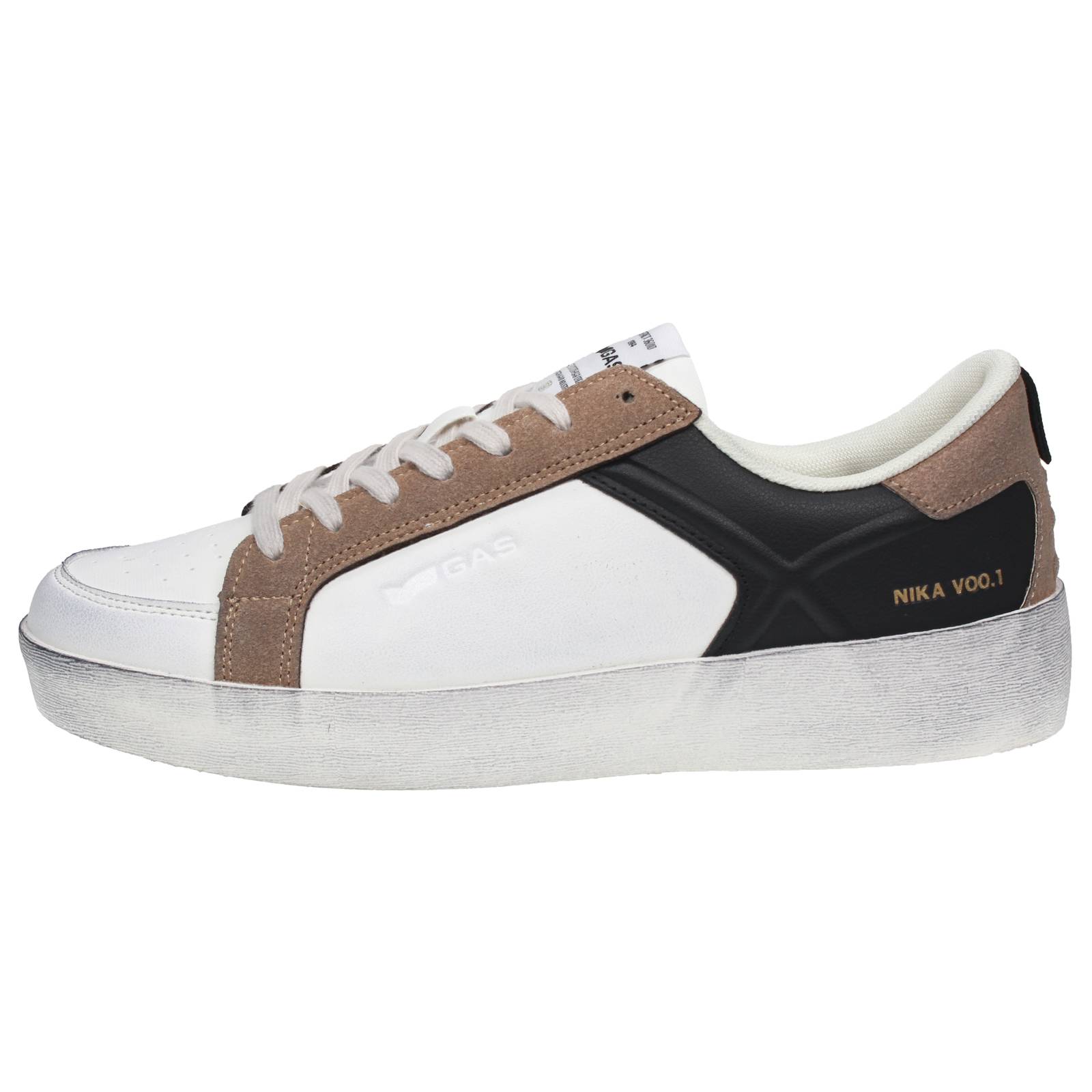 GAS Nika GS Mix - Low Sneakers Man white Photo 3