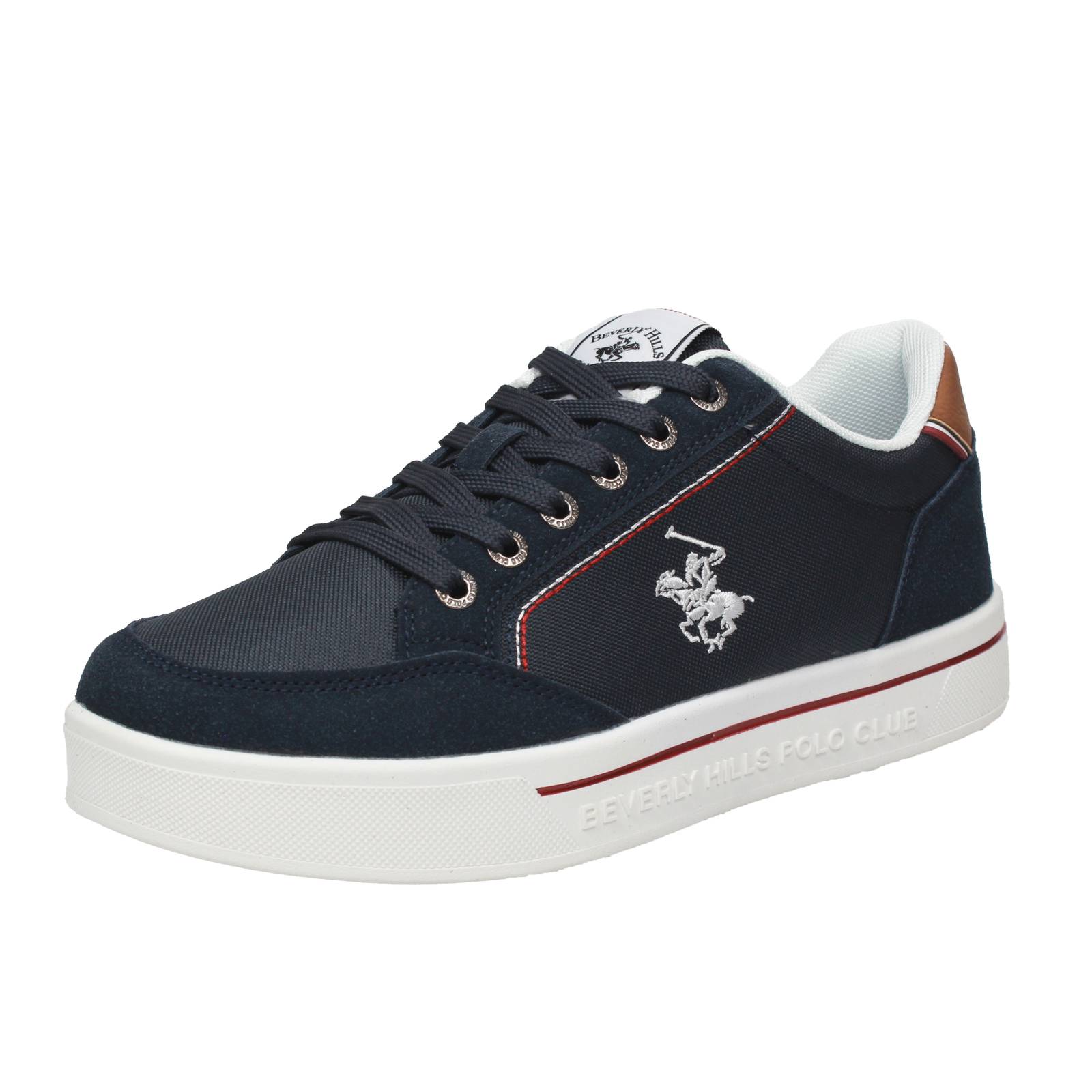 BEVERLY HILLS POLO CLUB Lincoln Mix - Sneakers basses en toile Homme bleu