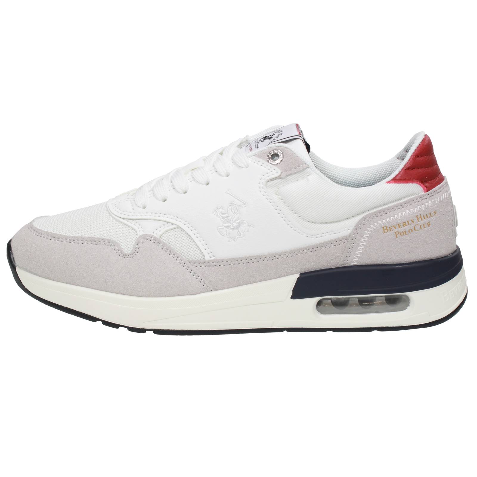 BEVERLY HILLS POLO CLUB Team Mix - Sneakers in tessuto Uomo bianco Foto 3