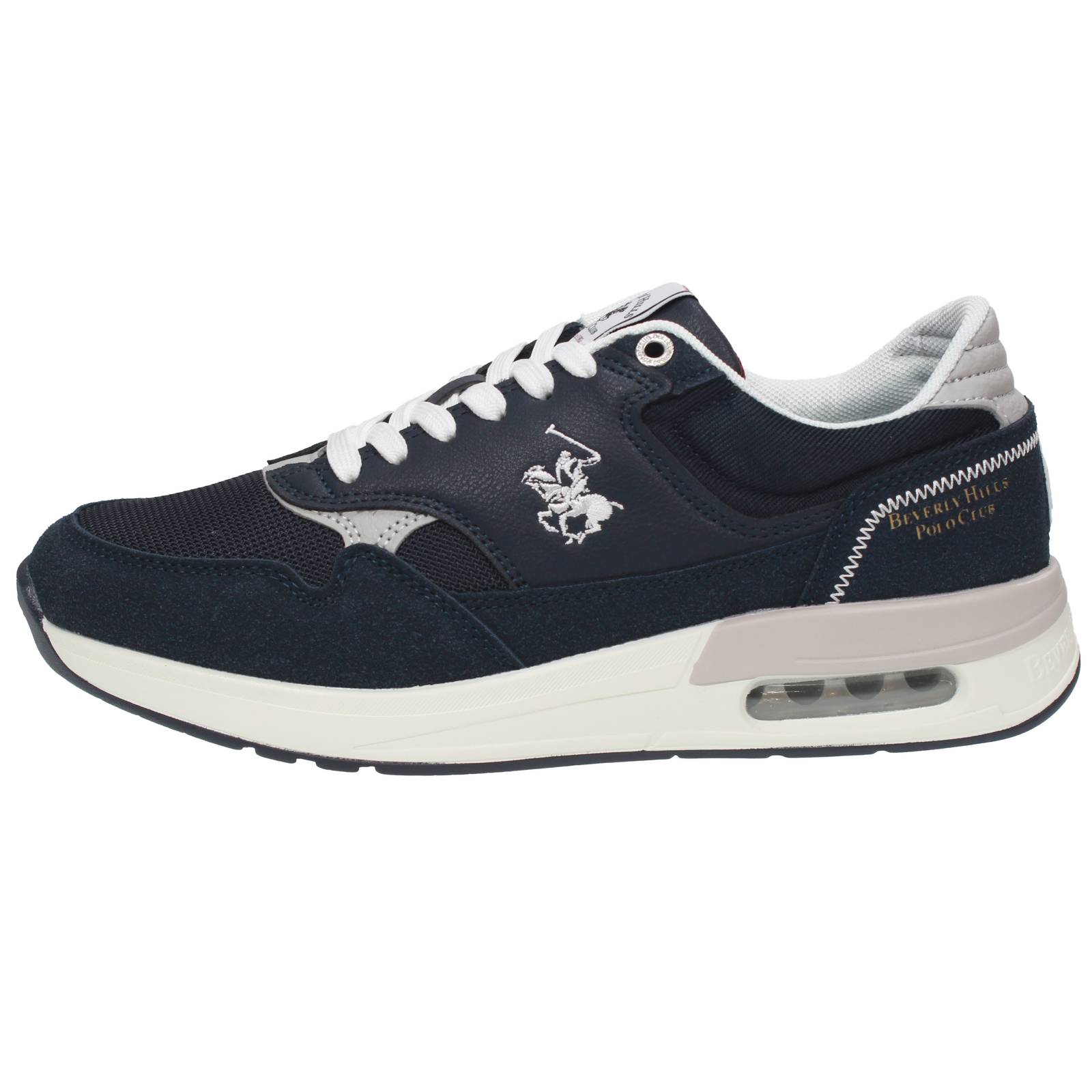 BEVERLY HILLS POLO CLUB Team Mix - Sneakers in tessuto Uomo blu Foto 3