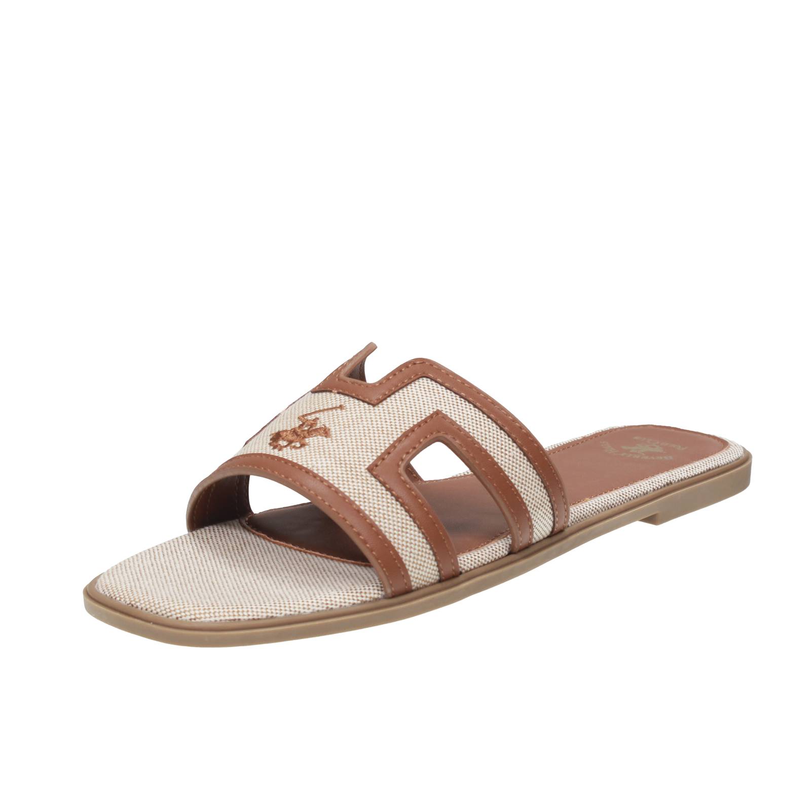 Beverly Hills Polo Club Mina CVS Sand - Damen Schuhe Pantoletten Band 7490₽