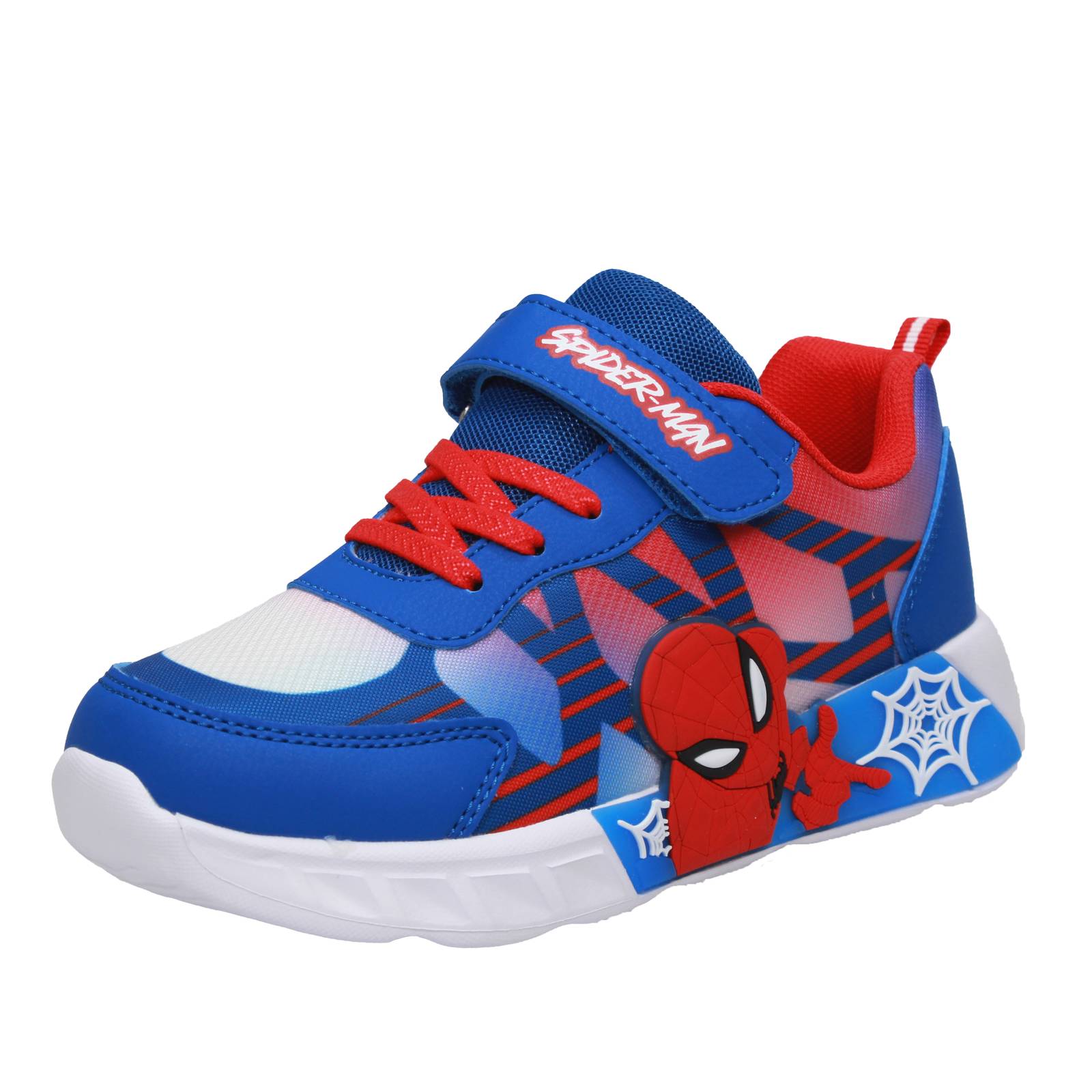 WALT DISNEY Spiderman - Sneakers mit Lichtern und LEDs Kinder blau