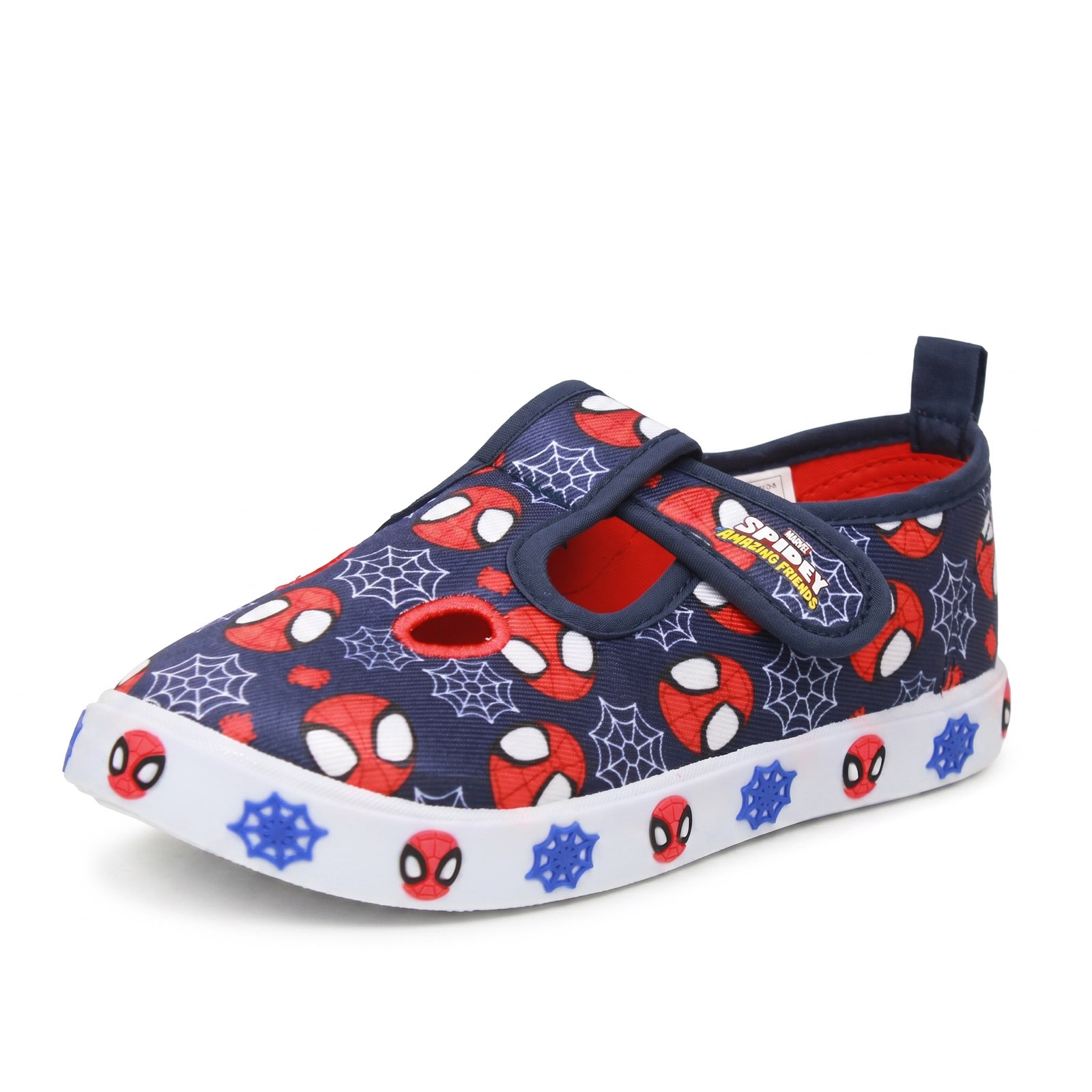 WALT DISNEY Spiderman – Hausschuhe aus Stoff Kinder blau