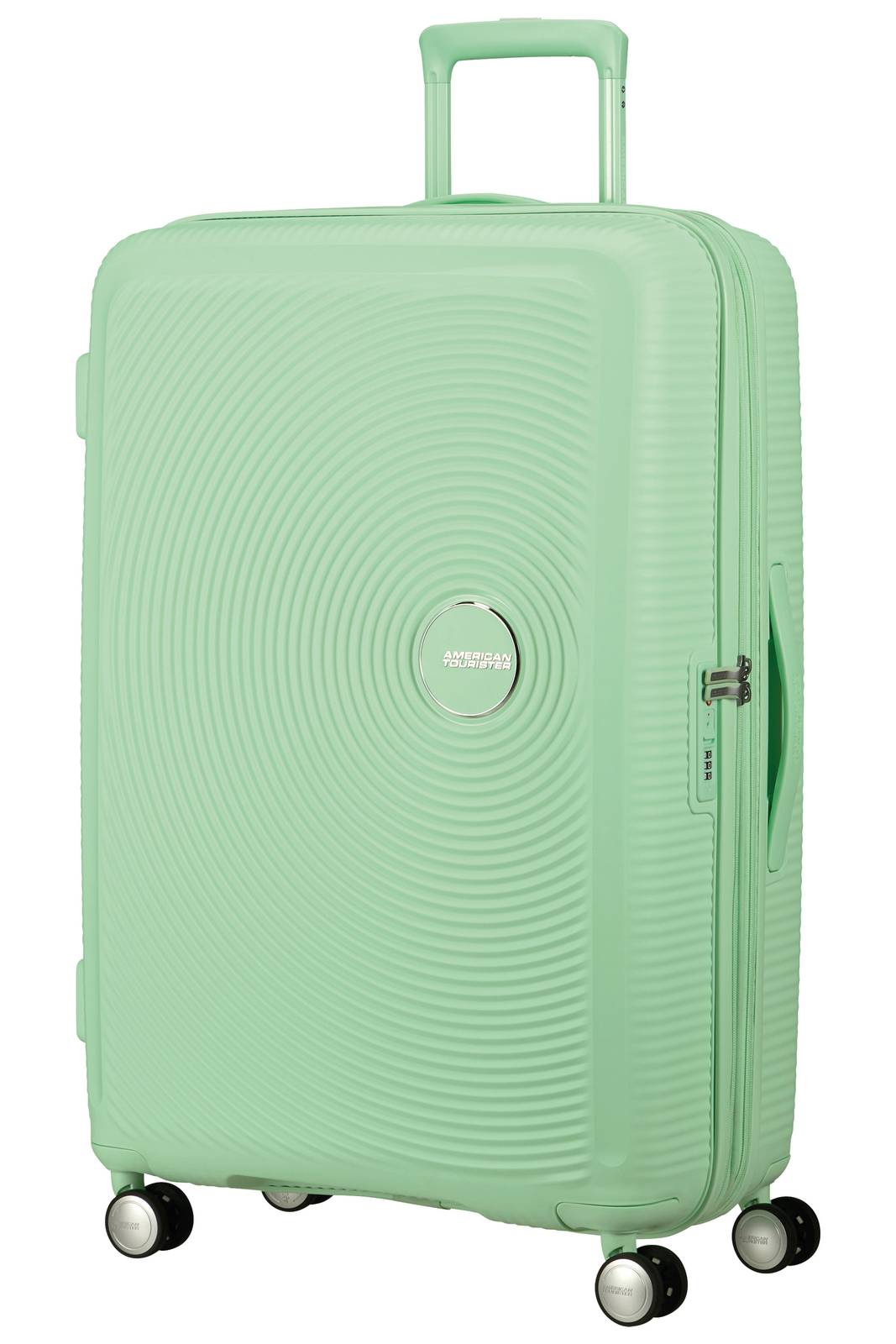 AMERICAN TOURISTER Soundbox Spinner 77 cm EXP green Trolley grande