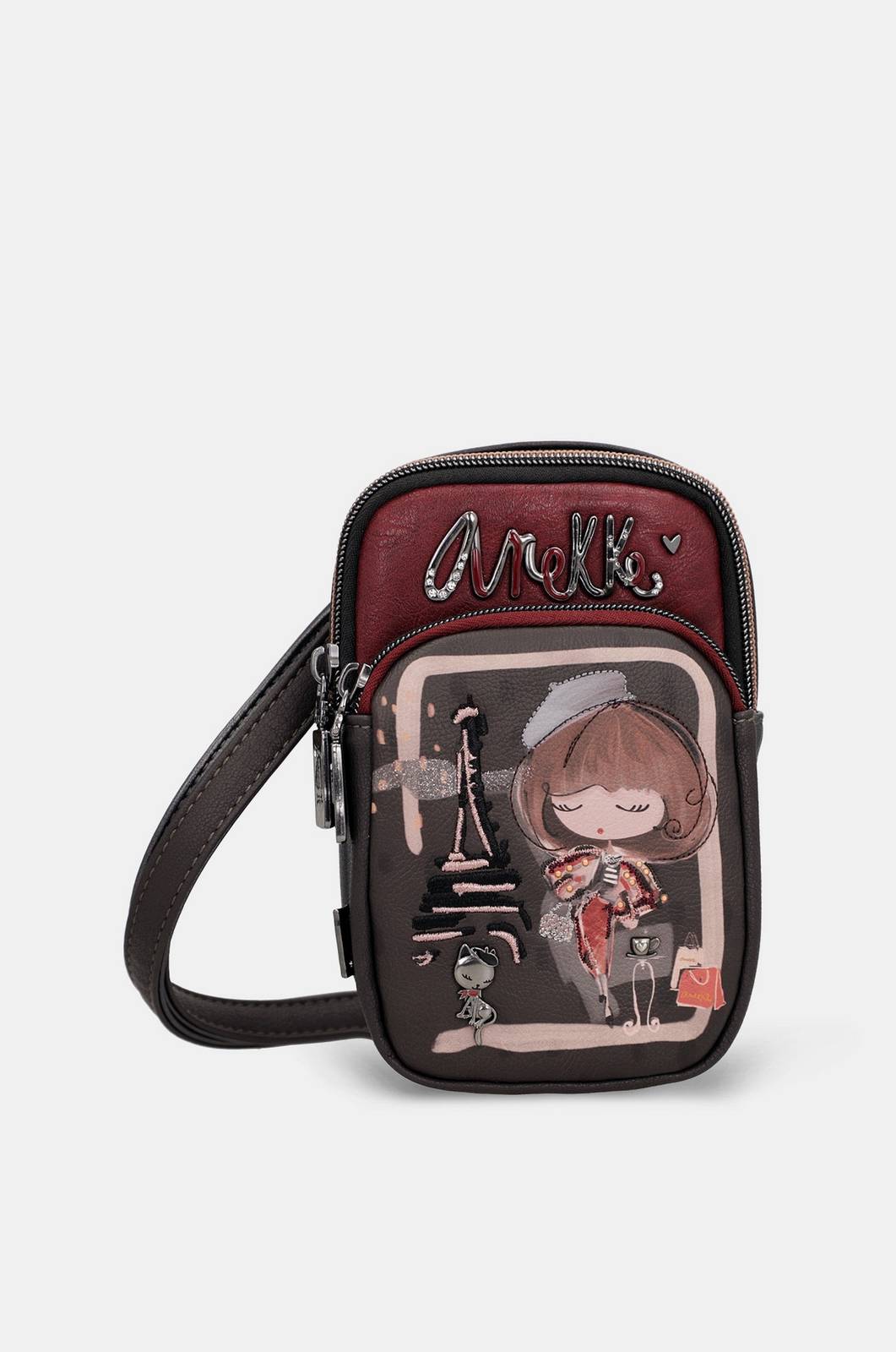 ANEKKE mademoiselle mini crossbody Donna marrone
