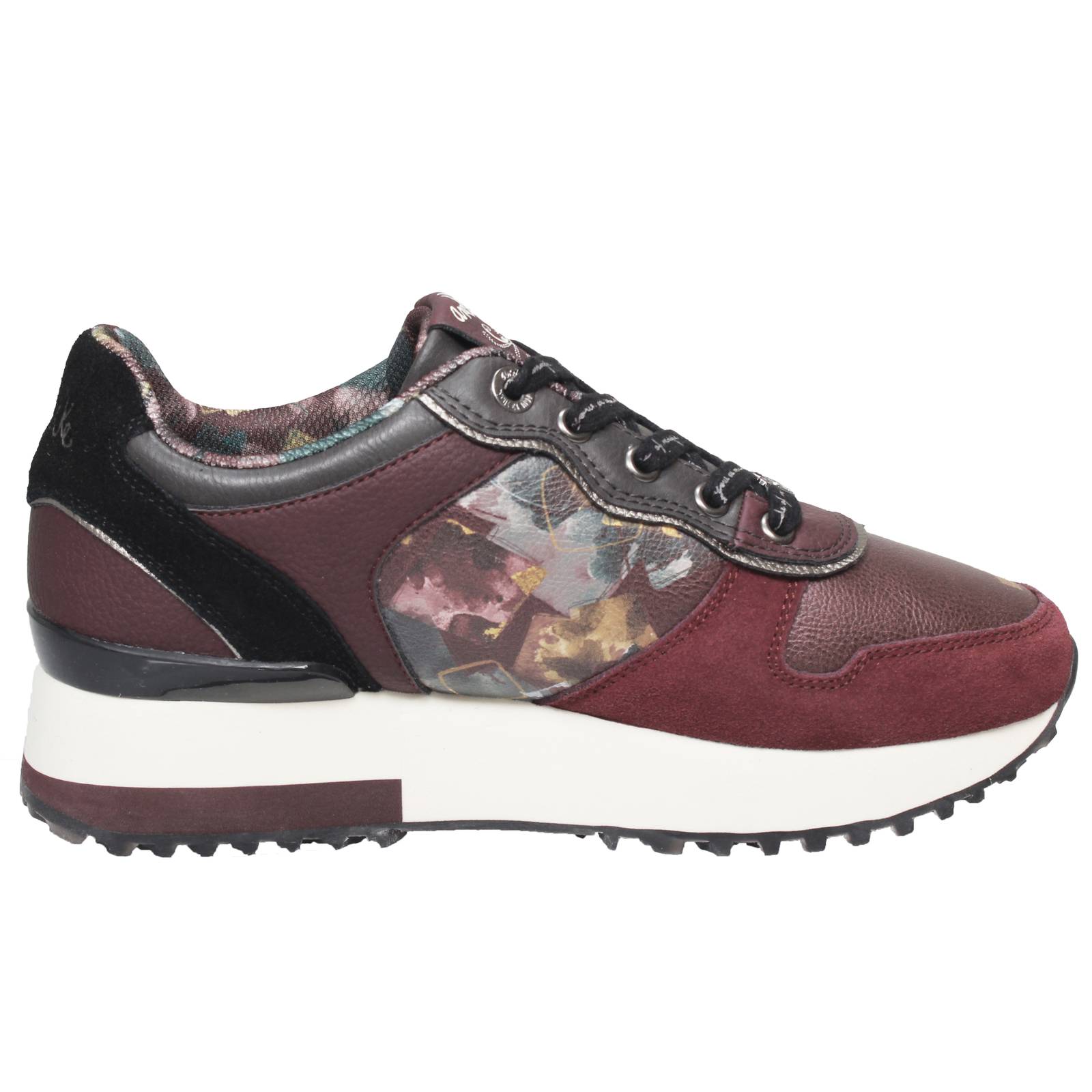 ANEKKE Oxford - Sneakers platform in Suede Donna bordeaux Foto 2