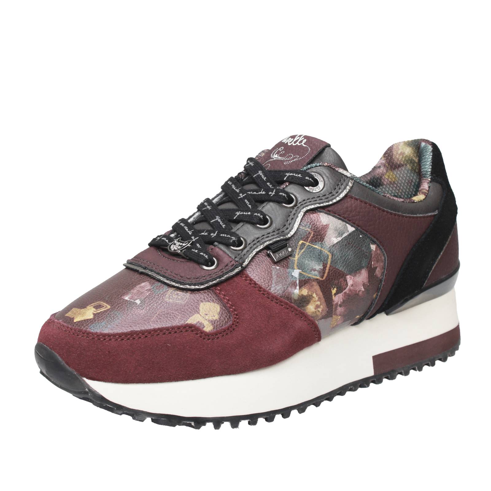 Anekke Oxford - Plateau Wildleder Bordeaux - Damen Schuhe 15990₽