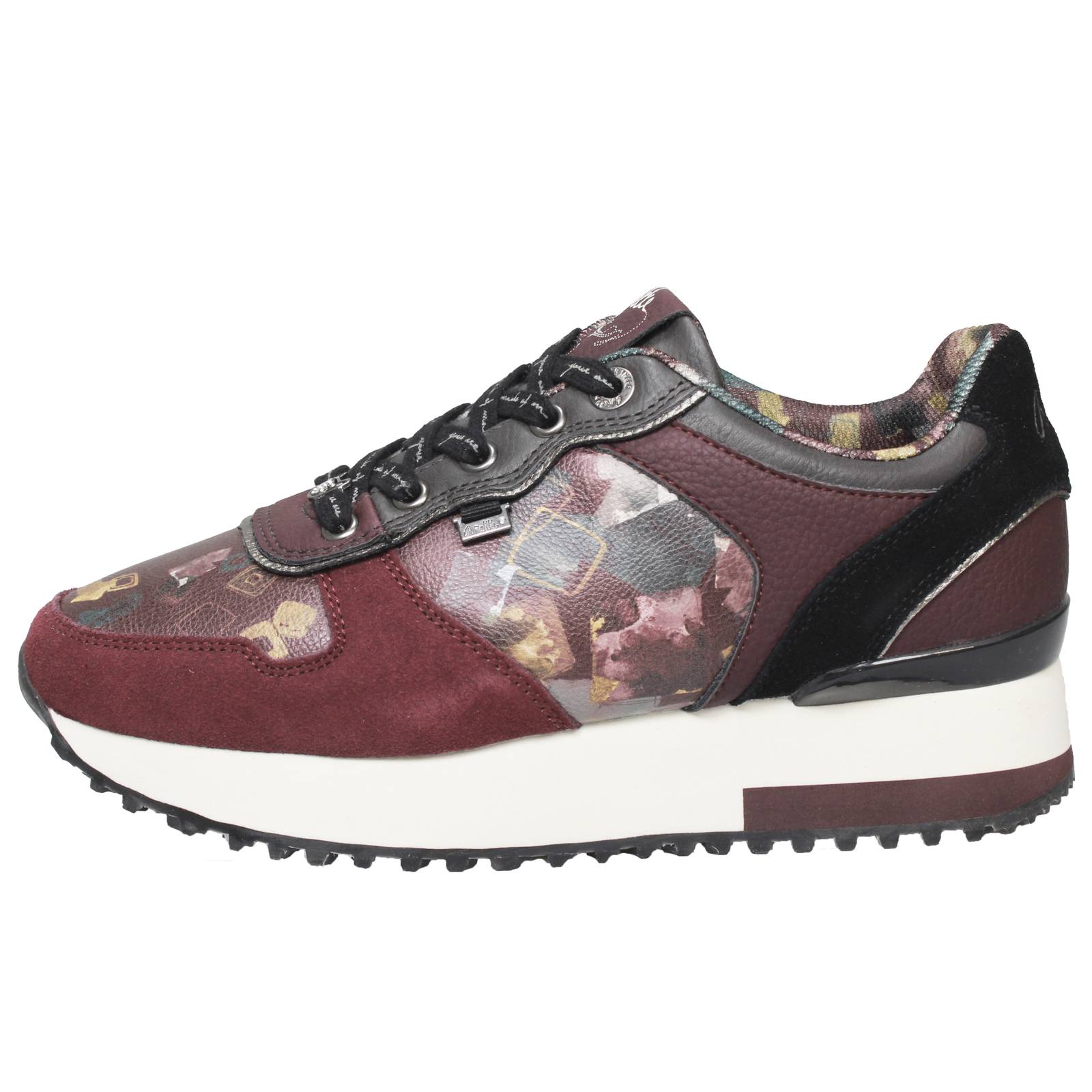ANEKKE Oxford - Sneakers platform in Suede Donna bordeaux Foto 3