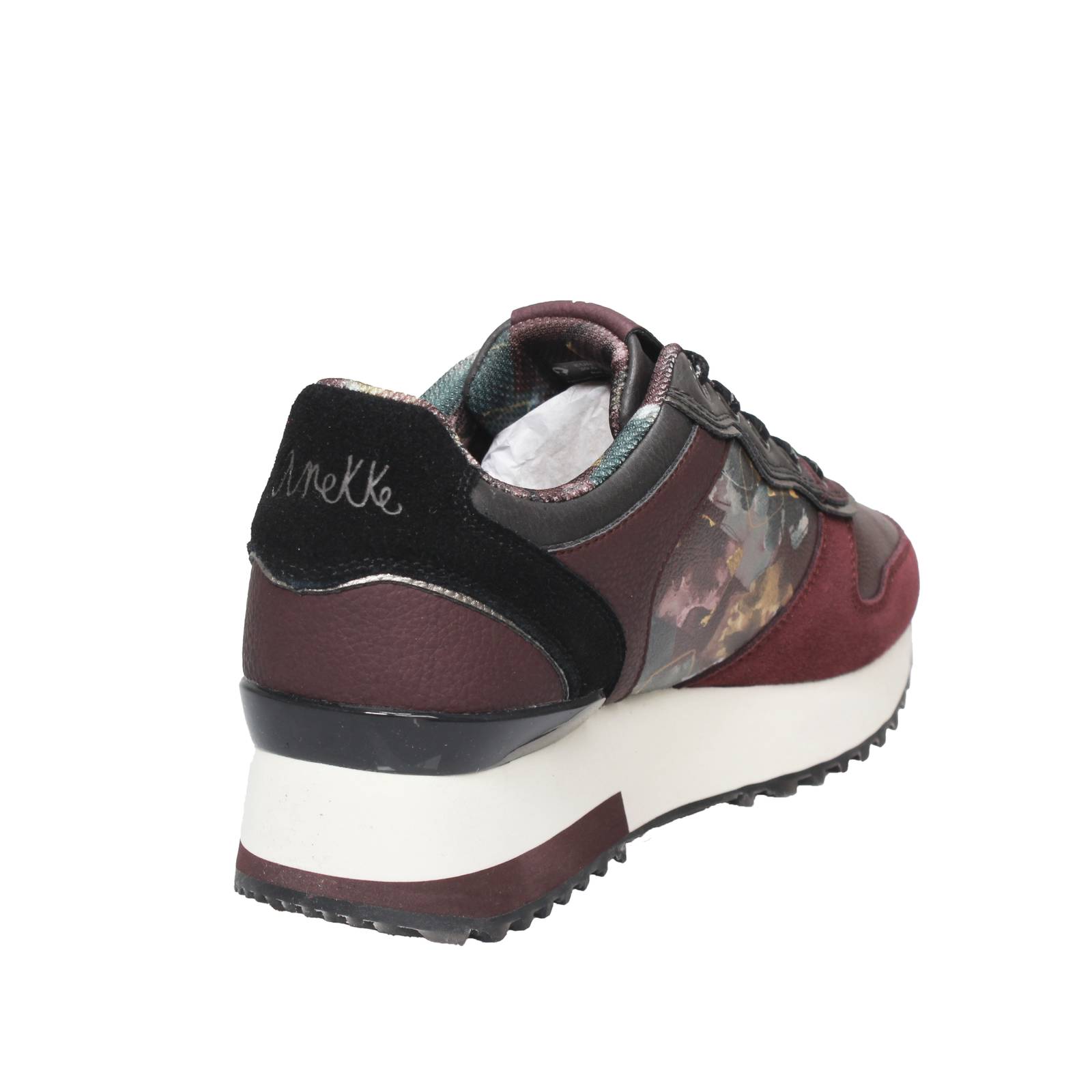 ANEKKE Oxford - Sneakers platform in Suede Donna bordeaux Foto 4