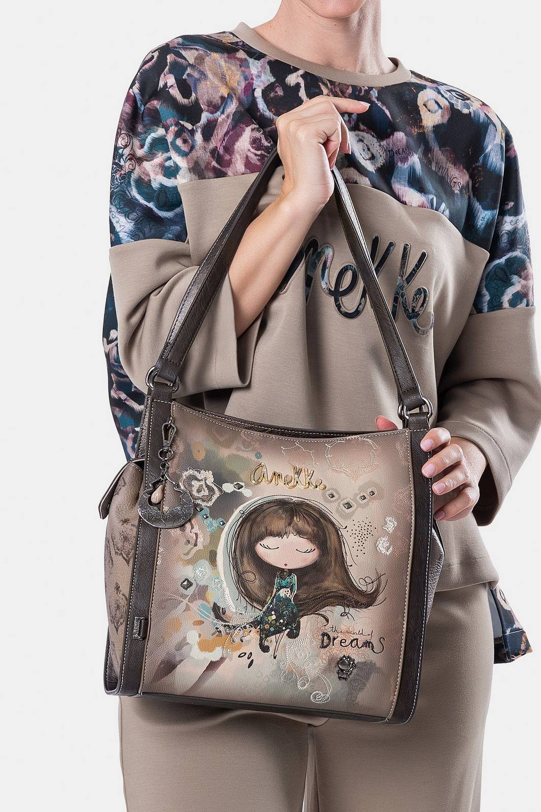 ANEKKE shoulder bag Donna beige Foto 4