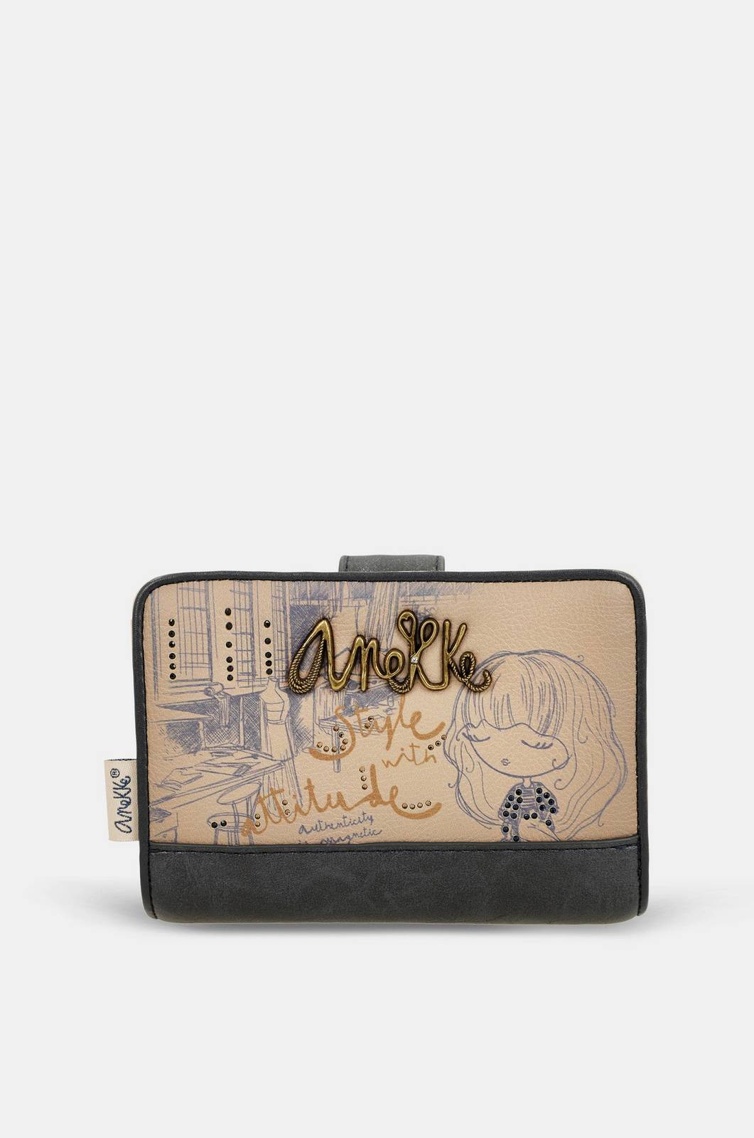 ANEKKE wallet Donna marrone