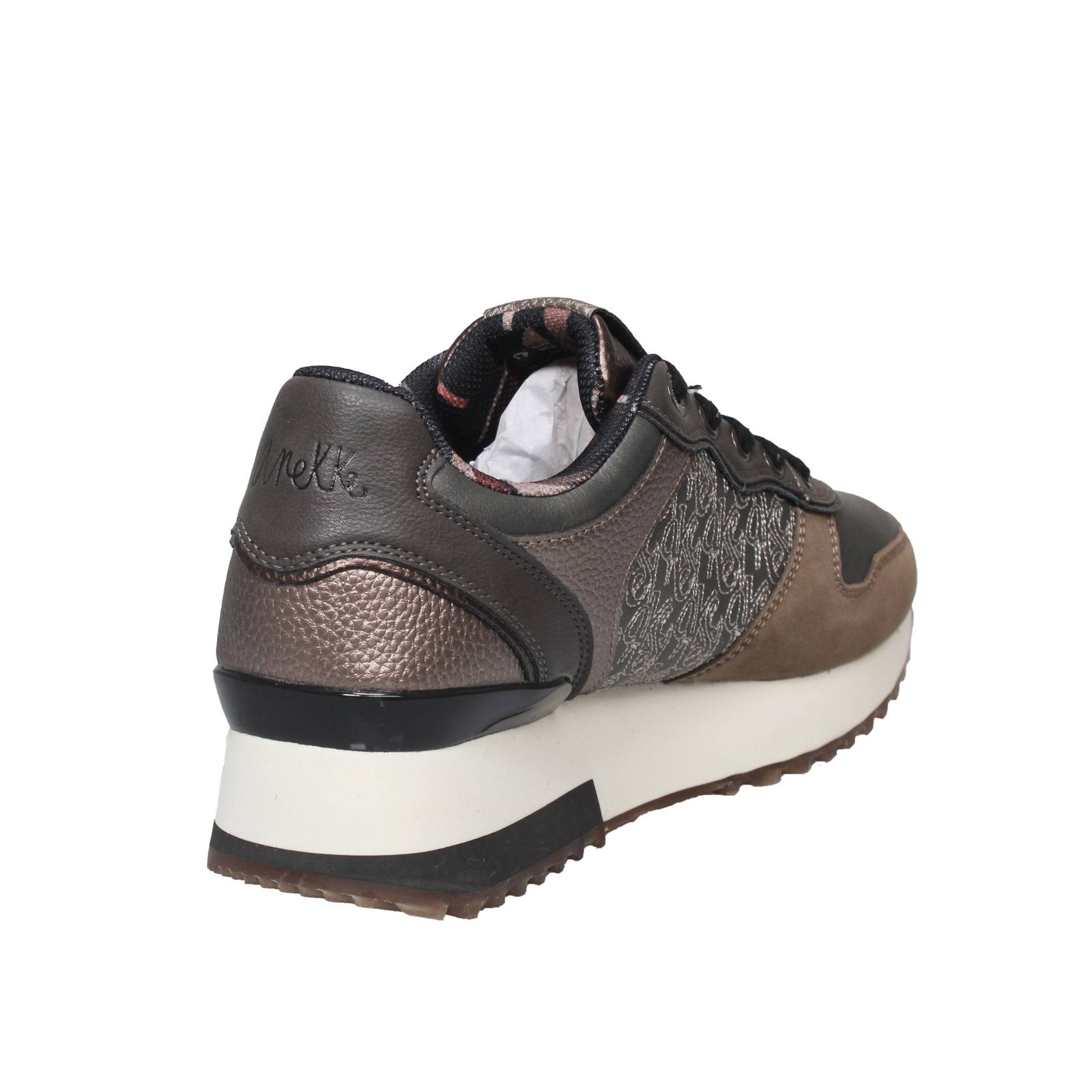ANEKKE Oxford - Sneakers platform in Suede Donna beige Foto 4