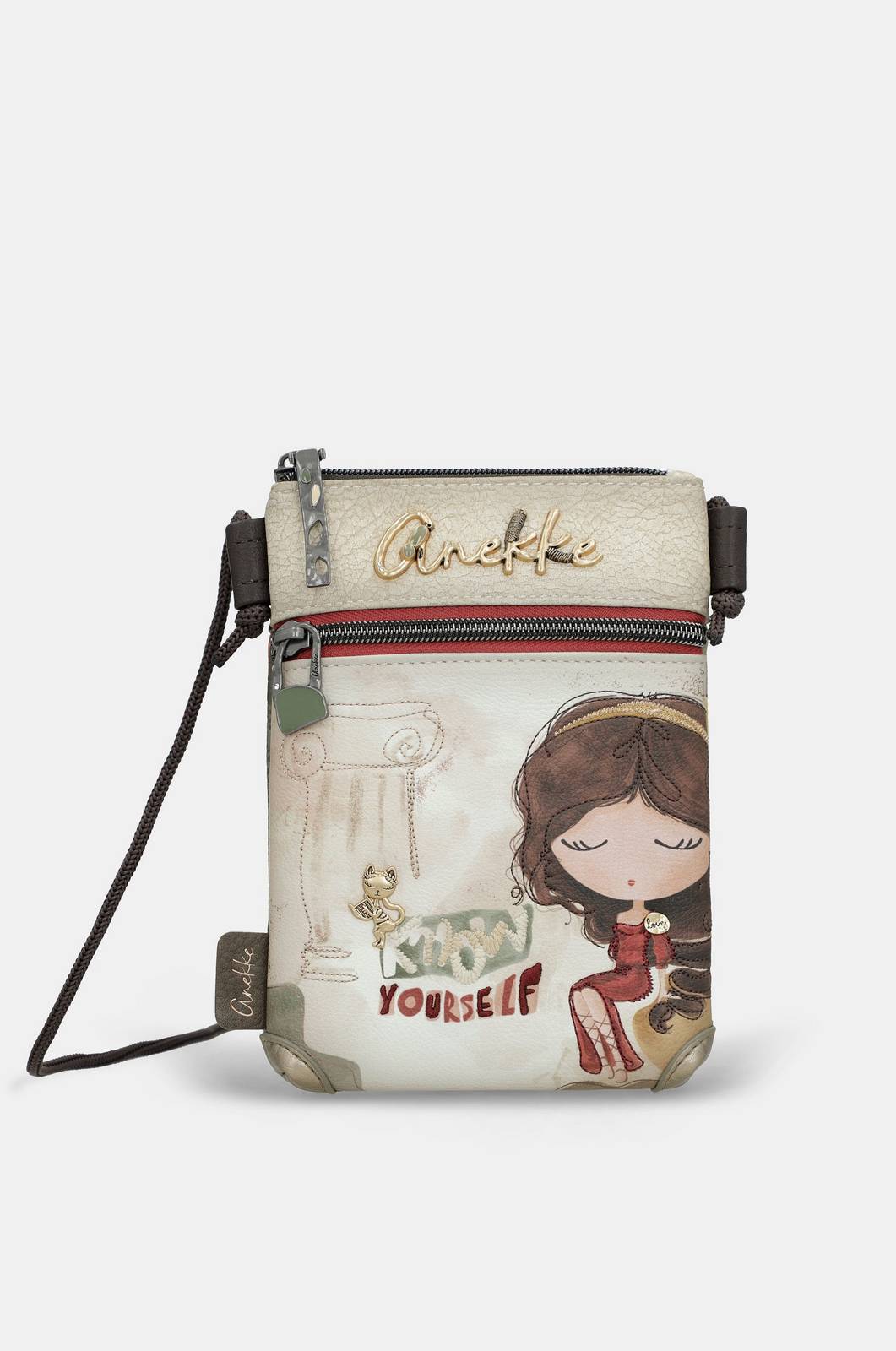 ANEKKE muse crossbody Donna beige Foto 1