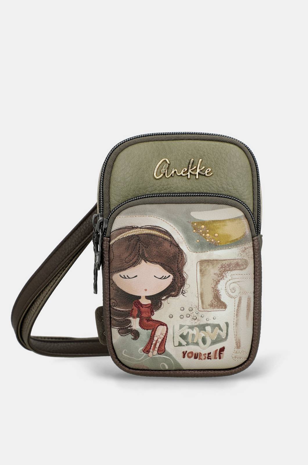ANEKKE muse crossbody Donna beige Foto 1