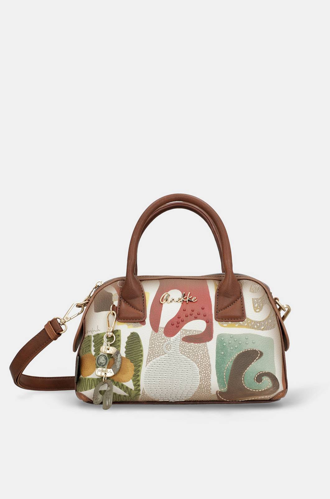 ANEKKE amphora short handle bag Donna beige