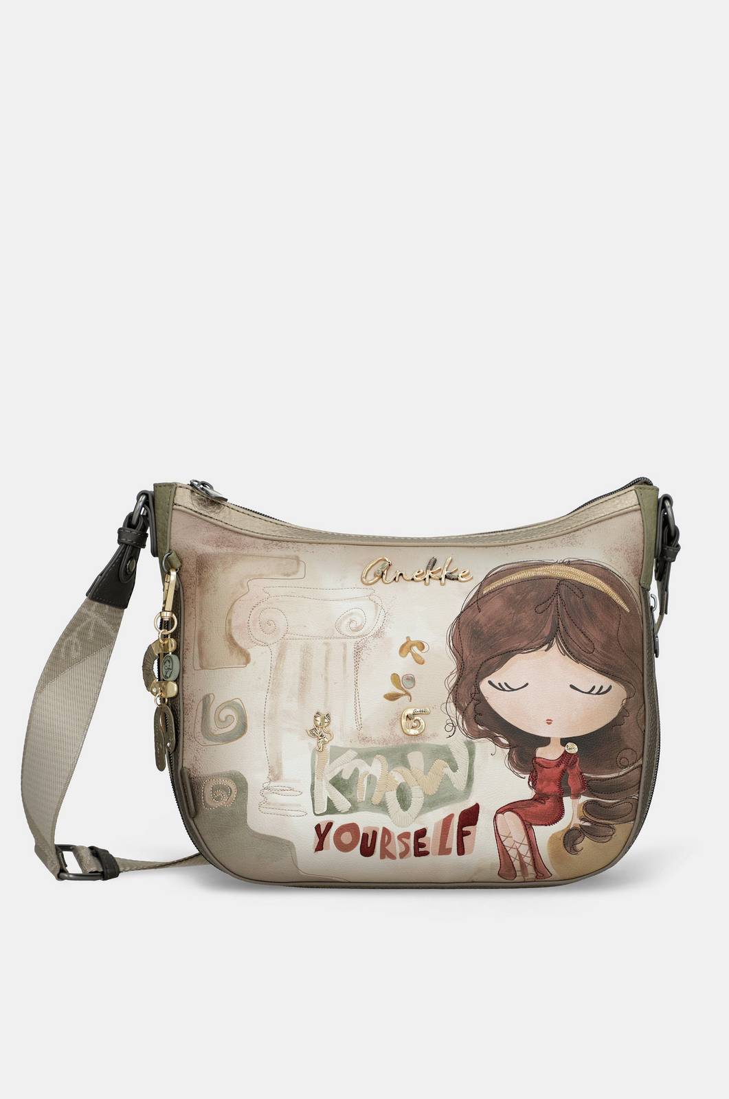 ANEKKE muse crossbody Donna beige Foto 1