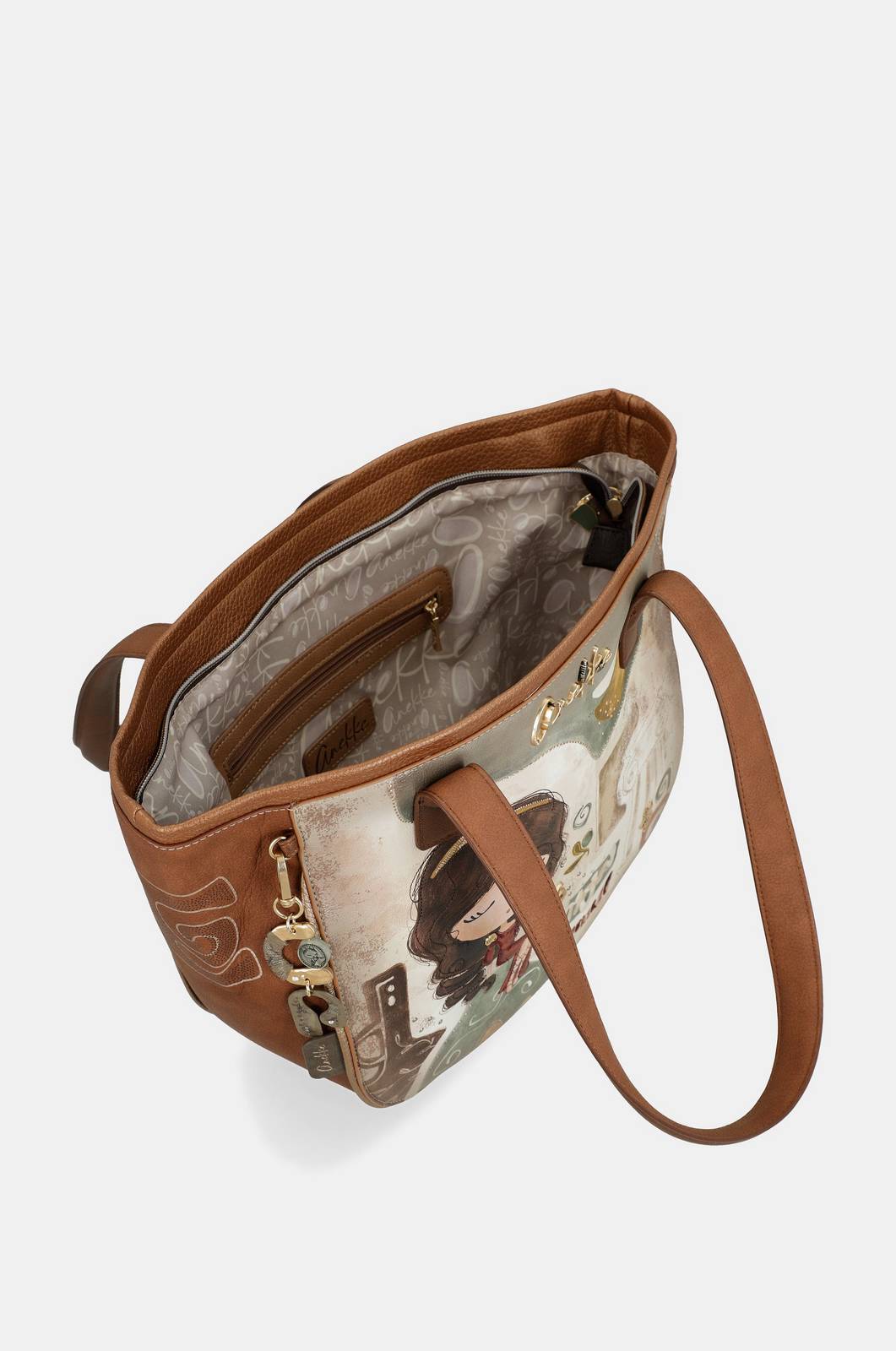 ANEKKE muse shoulder bag Donna marrone Foto 4