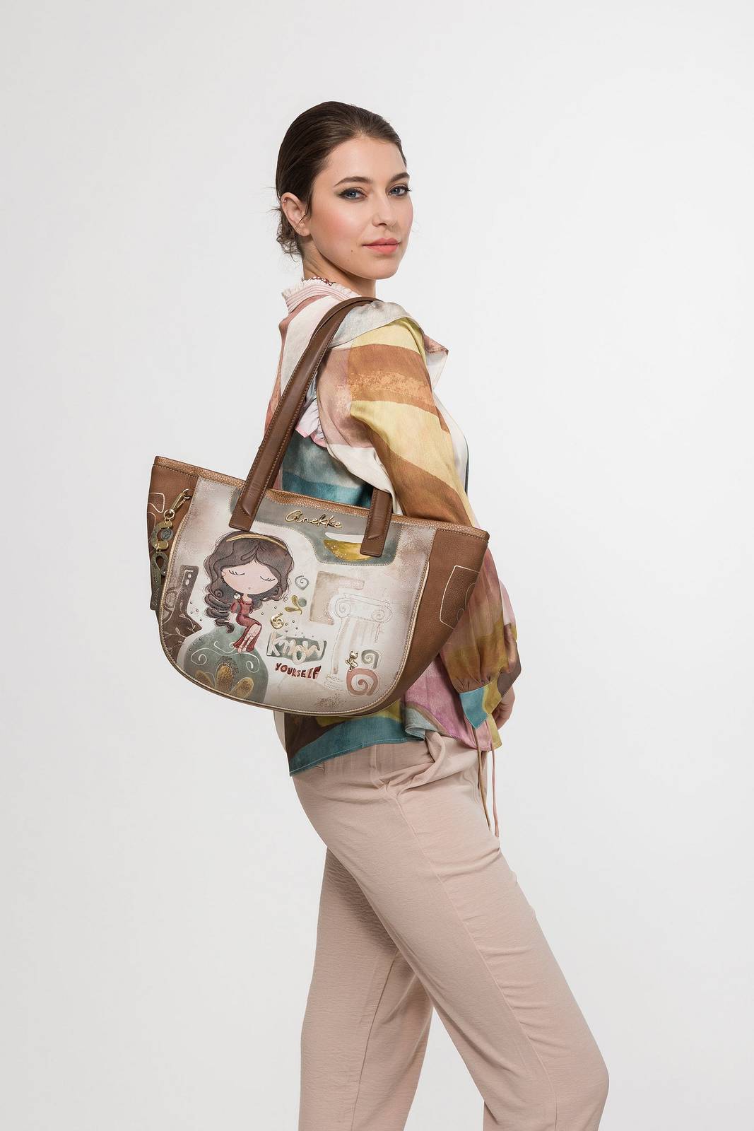 ANEKKE muse shoulder bag Donna marrone Foto 3