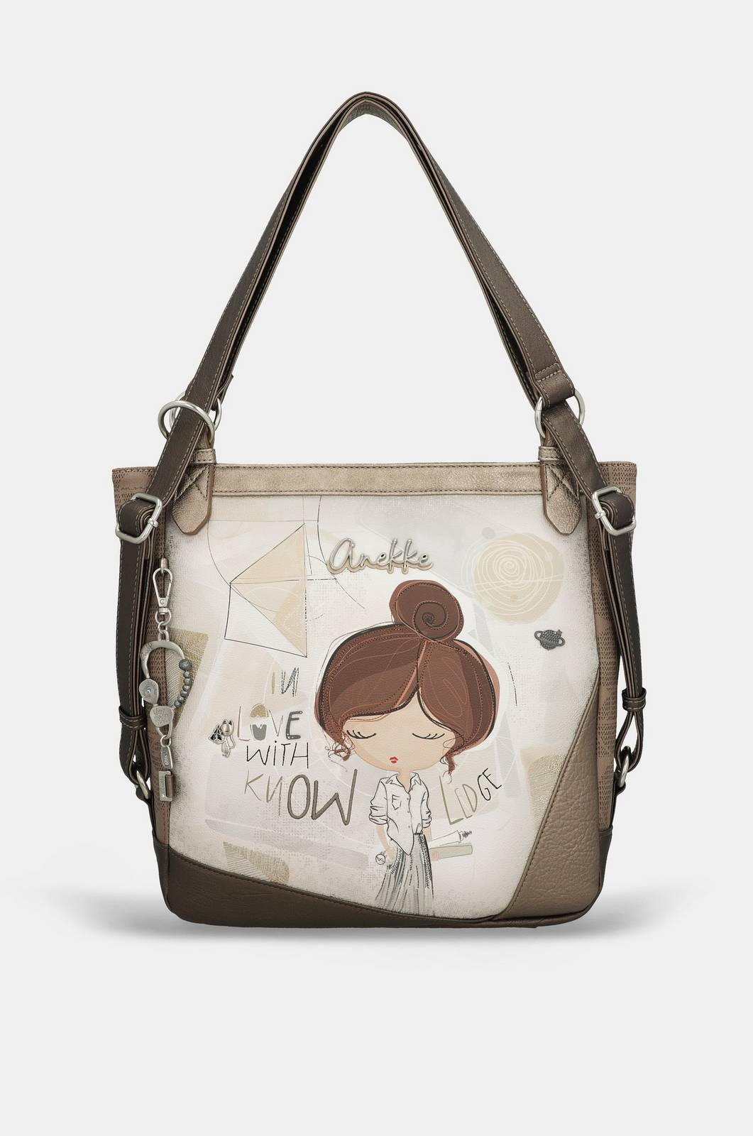 ANEKKE sac à dos convertible sophia Femme beige