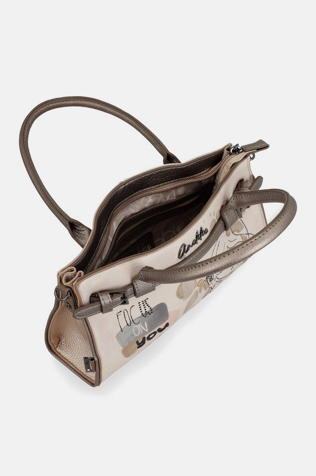 ANEKKE olympia short handle bag Donna beige Foto 4