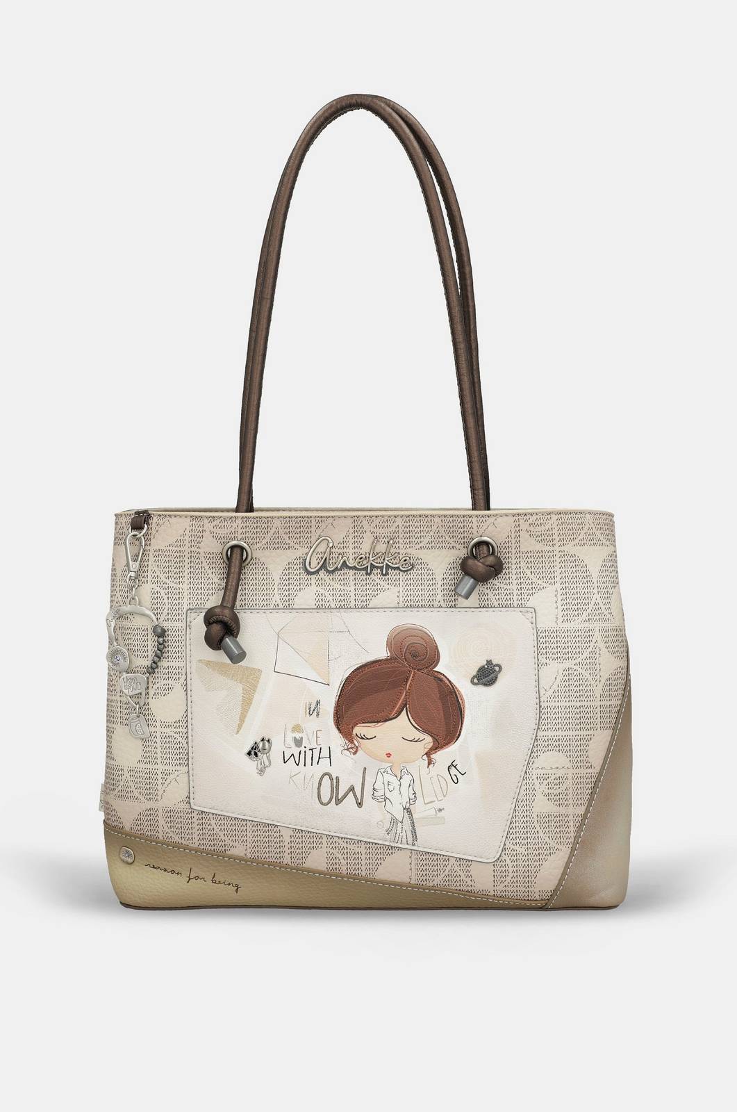 ANEKKE sophia shoulder bag Donna beige Foto 1
