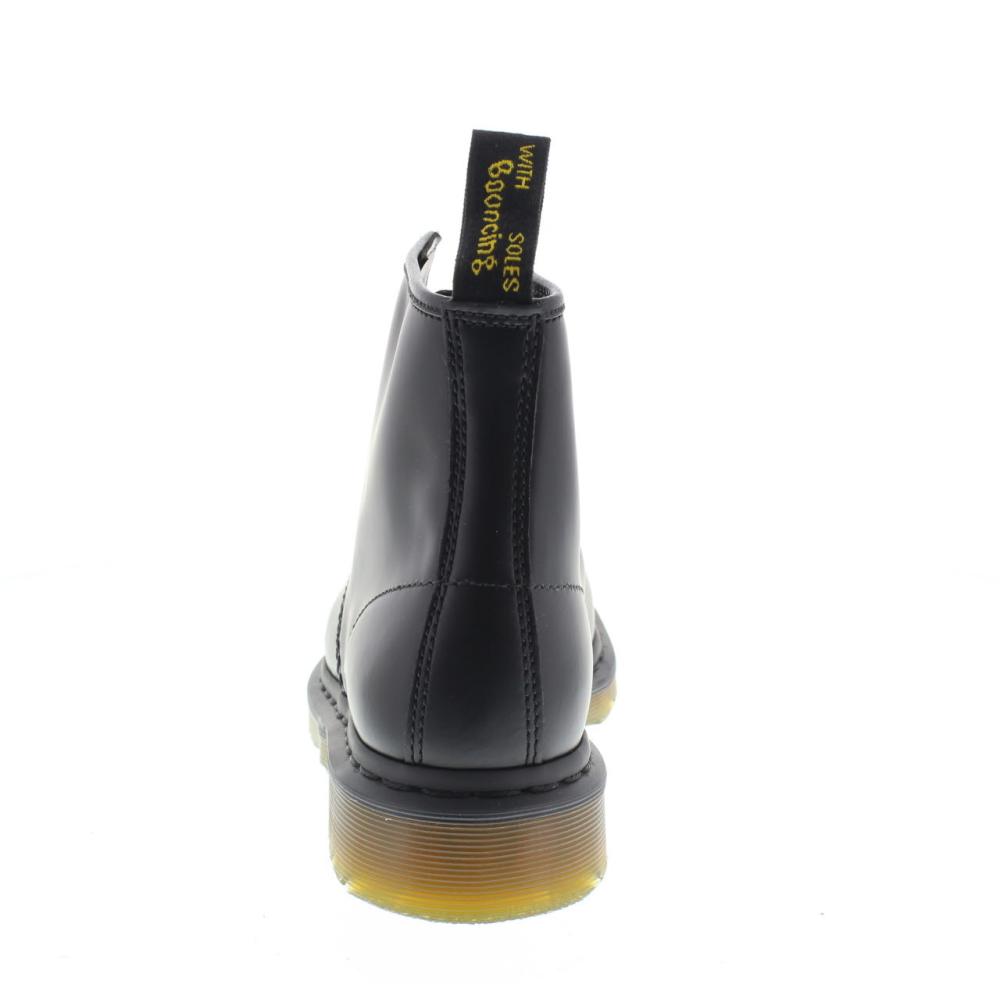 DR. MARTENS 101 Black Smooth nero Stivaletti Stringati Donna 10064001