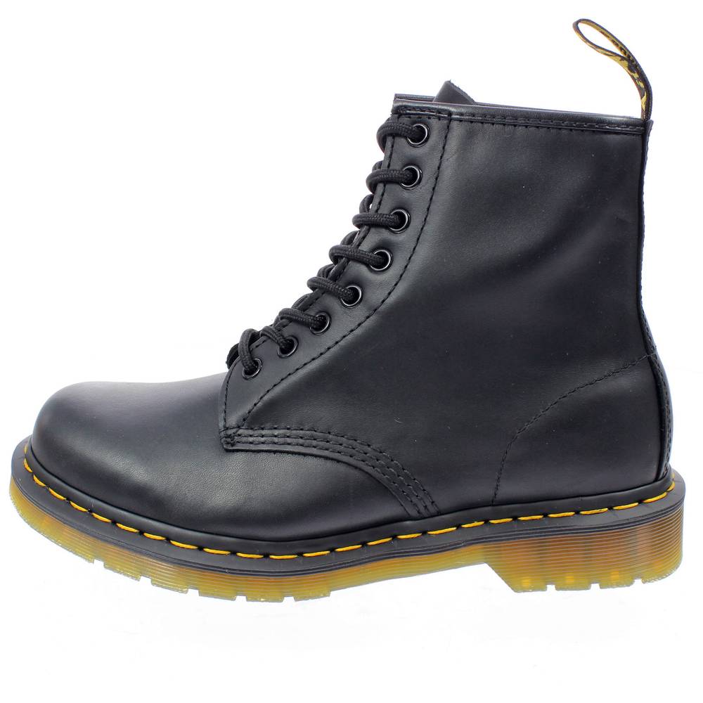 Details zu Dr. Martens 11822003 1460 - Black Greasy Nero Black Greasy Donna Scarpe Limitierte Standardausgabe