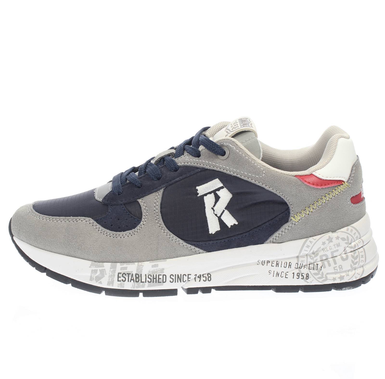 RIFLE Flint - Low Sneakers in Suede Man blue Photo 3
