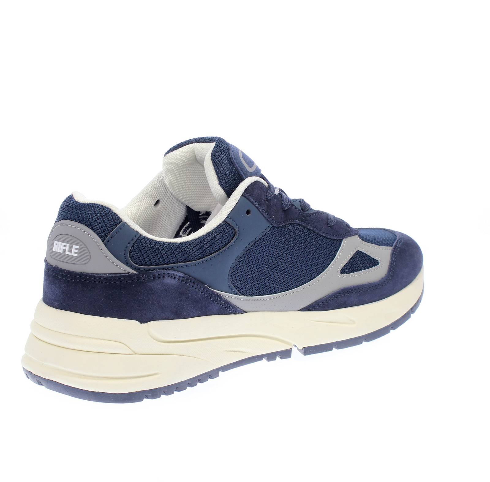 RIFLE Cooper - Low Sneakers in Suede Man blue Photo 4