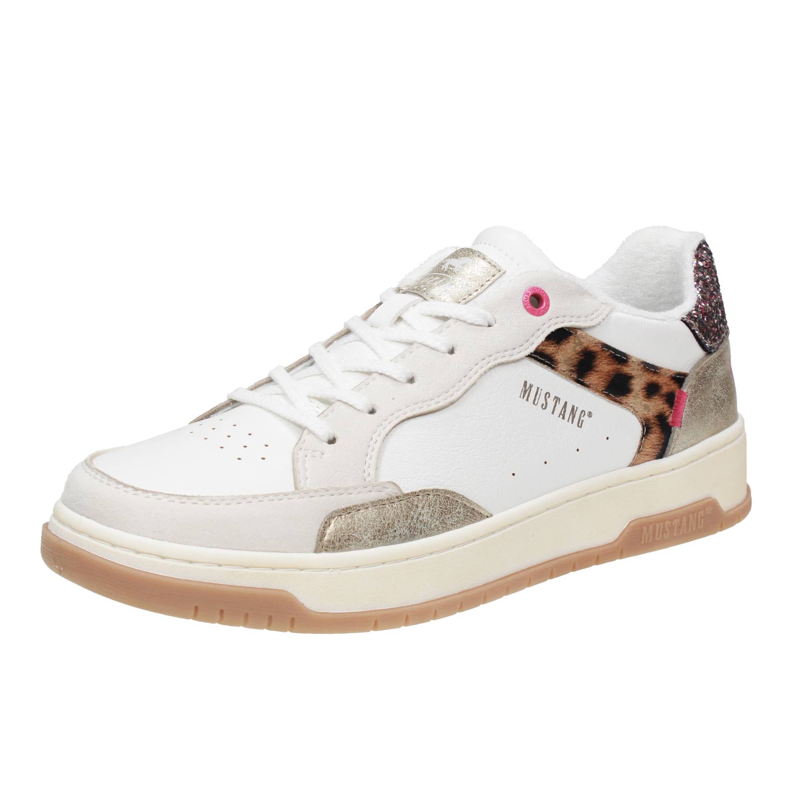 MUSTANG Niedrige Trainer Damen beige Foto 1