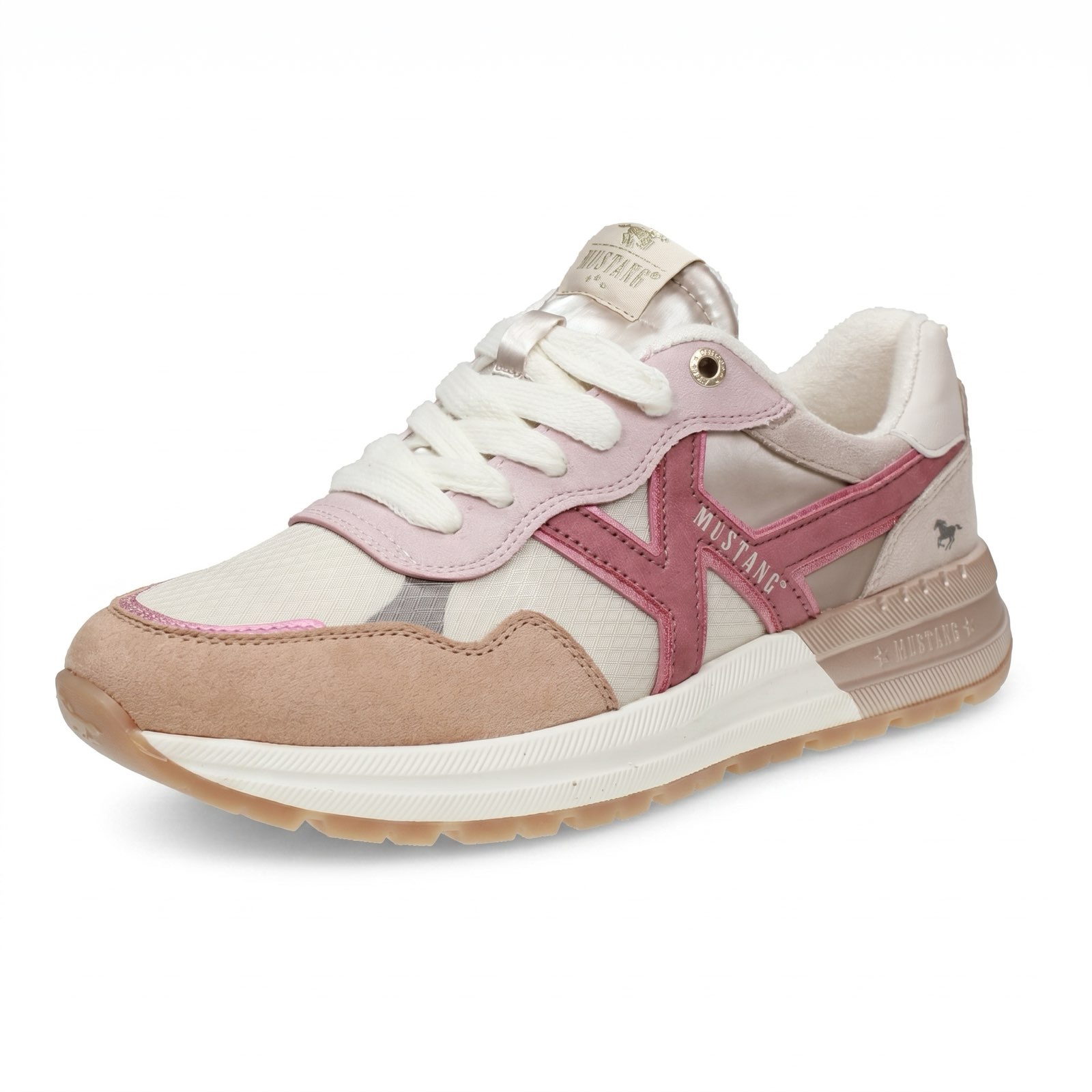 MUSTANG Low sneakers Woman sand Photo 1