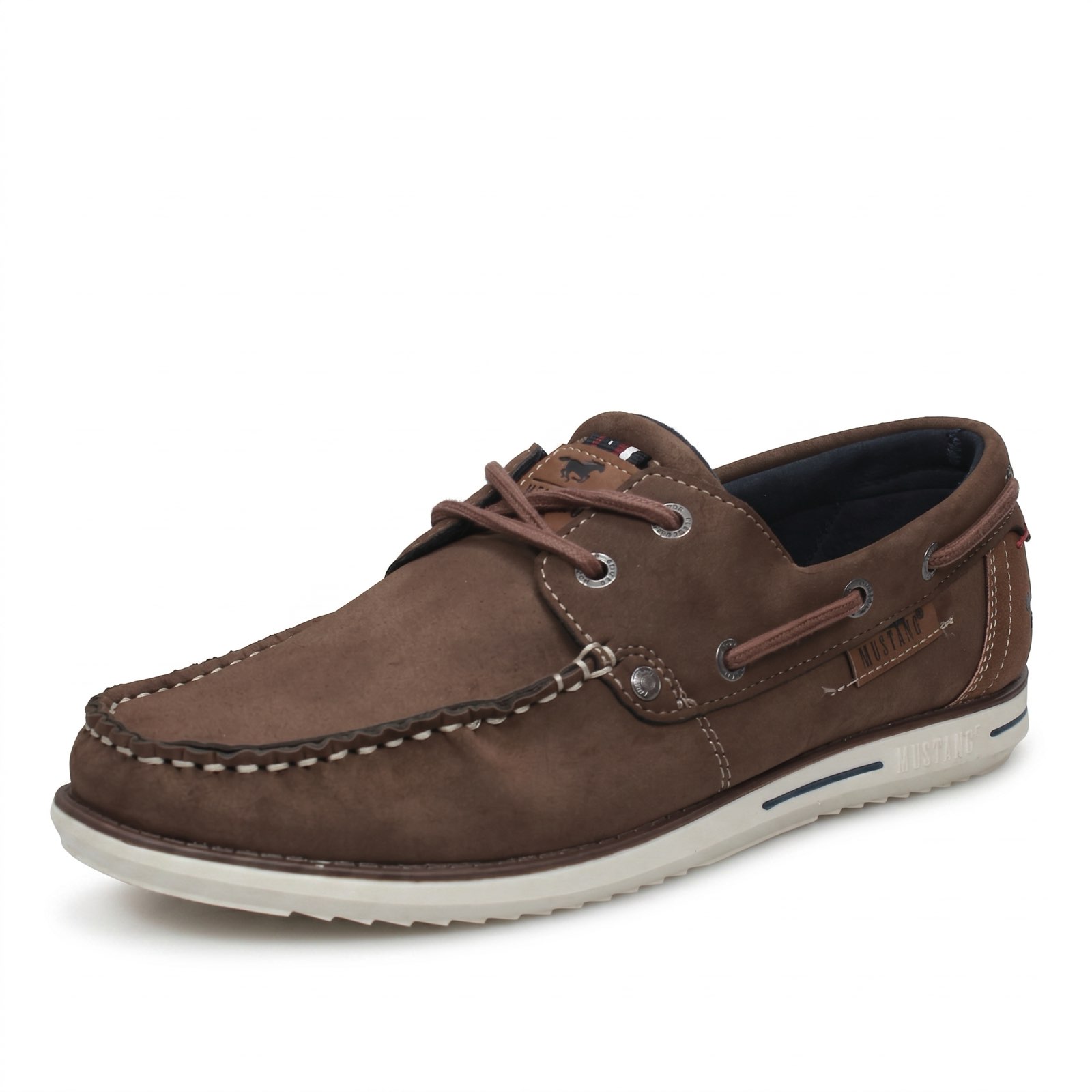 MUSTANG Chaussures bateau Homme marron