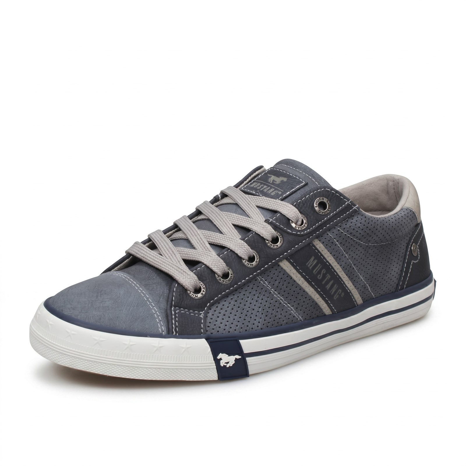 MUSTANG Baskets Homme bleu