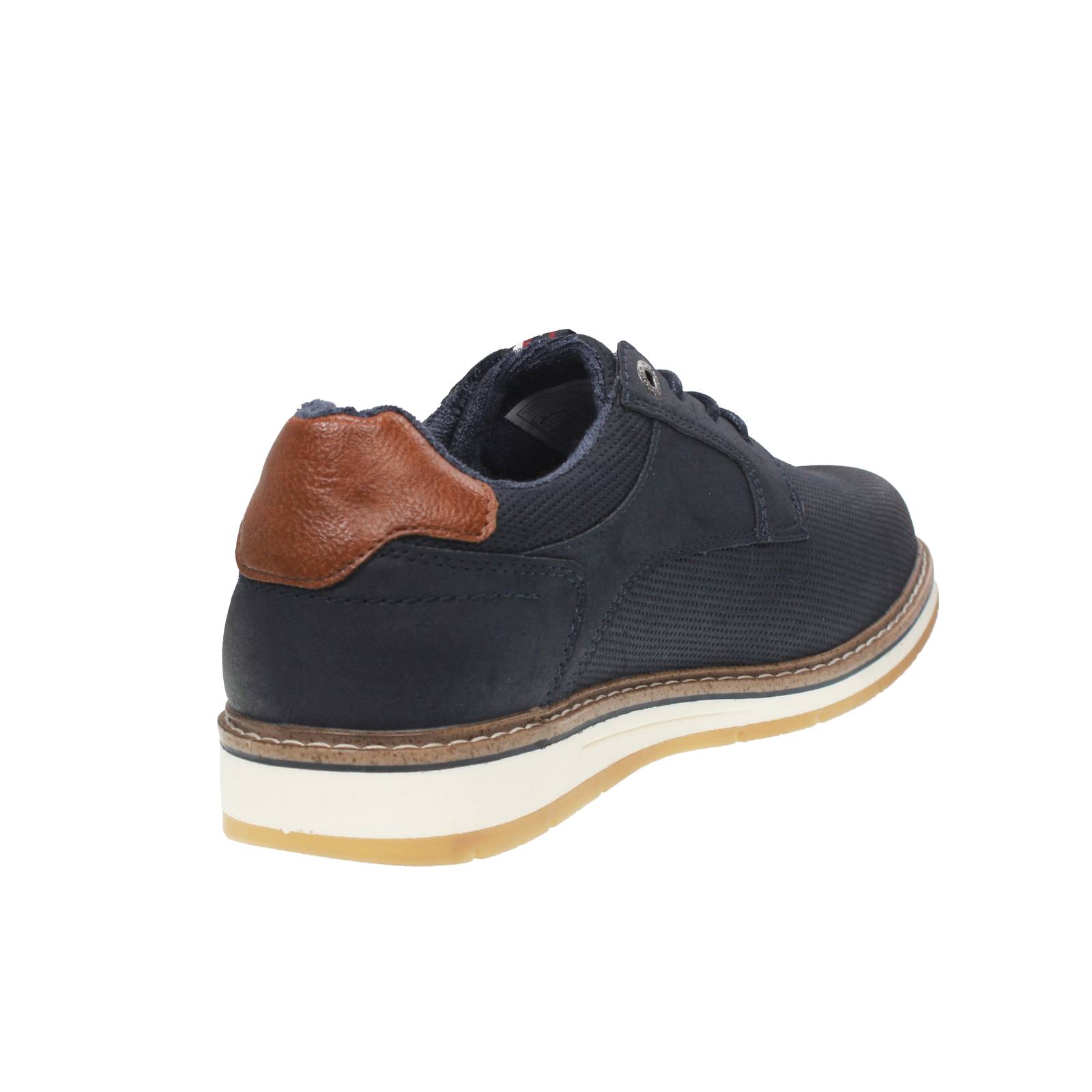 MUSTANG Sportliche Schnürschuhe Herren blau Foto 4