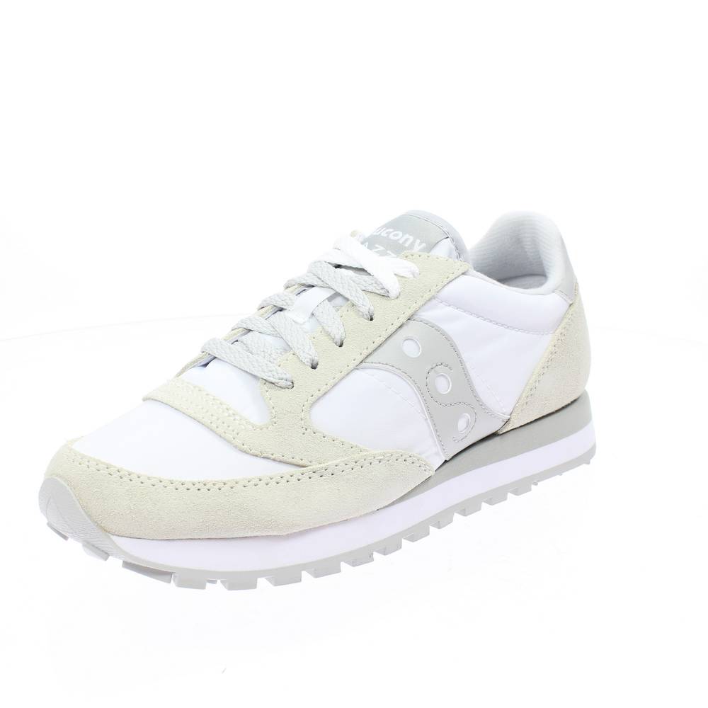 2044 E Jazz Original Bianco 396 Wht-gry Uomo Scarpe Sneakers Sportive
