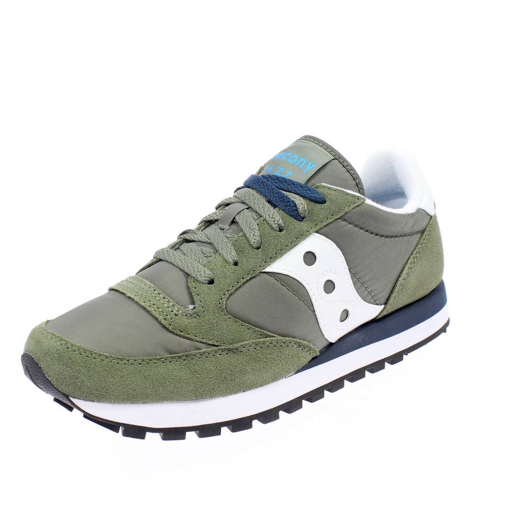 2044 F Jazz Original Verde 637 Olive Uomo Scarpe Sneakers Sportive