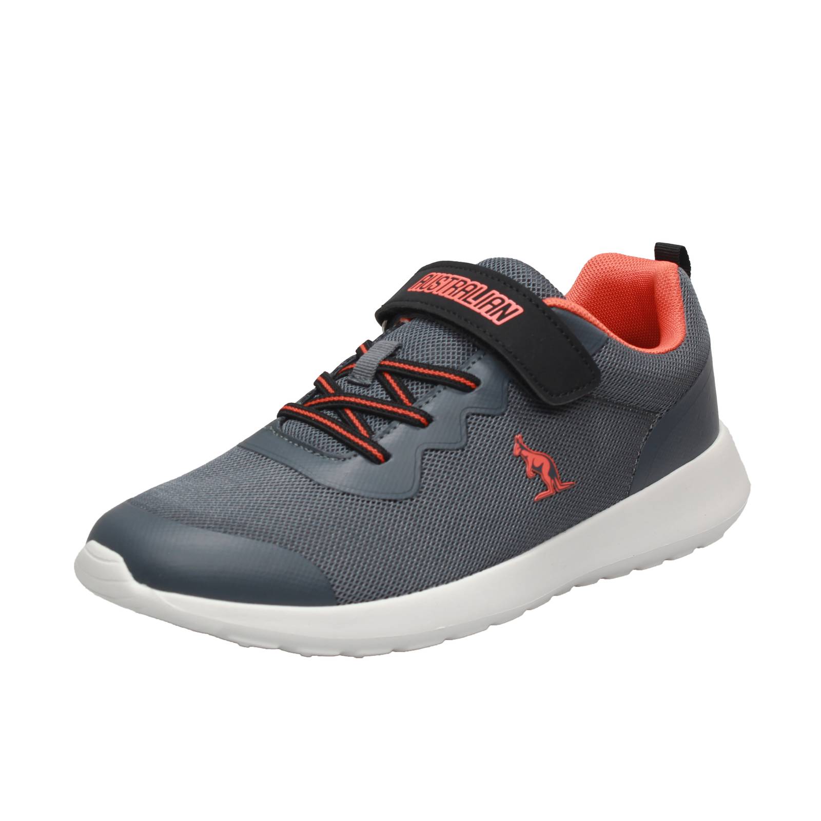 AUSTRALIAN Sneakers en tissu avec sangle Enfants gris